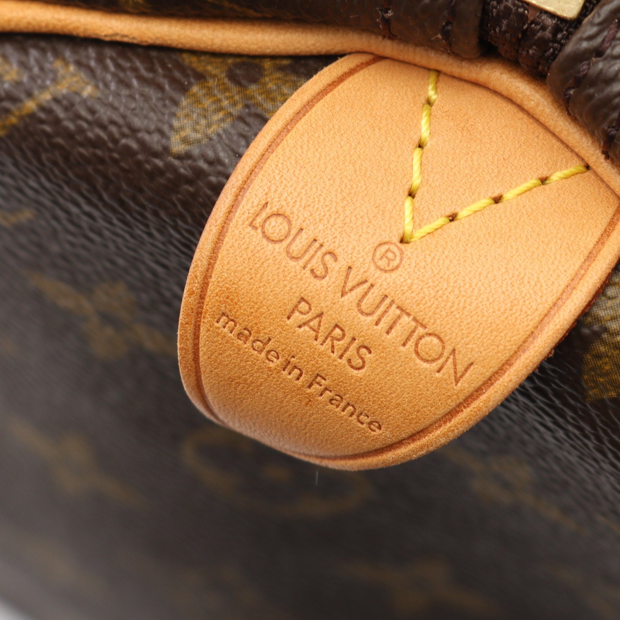 Louis Vuitton Louis Vuitton Speedy 35 Monogram Handbag Leather Brown Size ONE SIZE - 4 Thumbnail