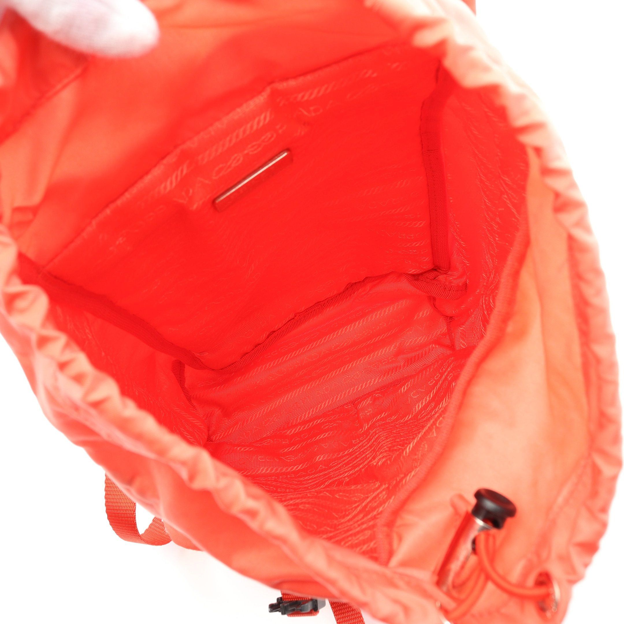 Prada Prada Backpack Rucksack Nylon Coral Pink Size ONE SIZE - 3 Thumbnail