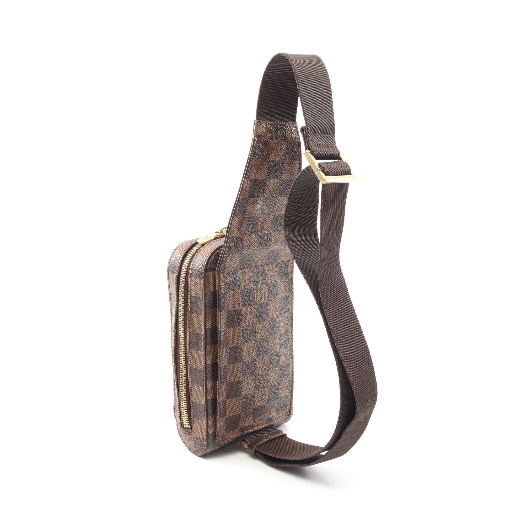 Louis Vuitton Louis Vuitton Geronimos Damier Ebene Body Bag Brown Size ONE SIZE - 2 Thumbnail
