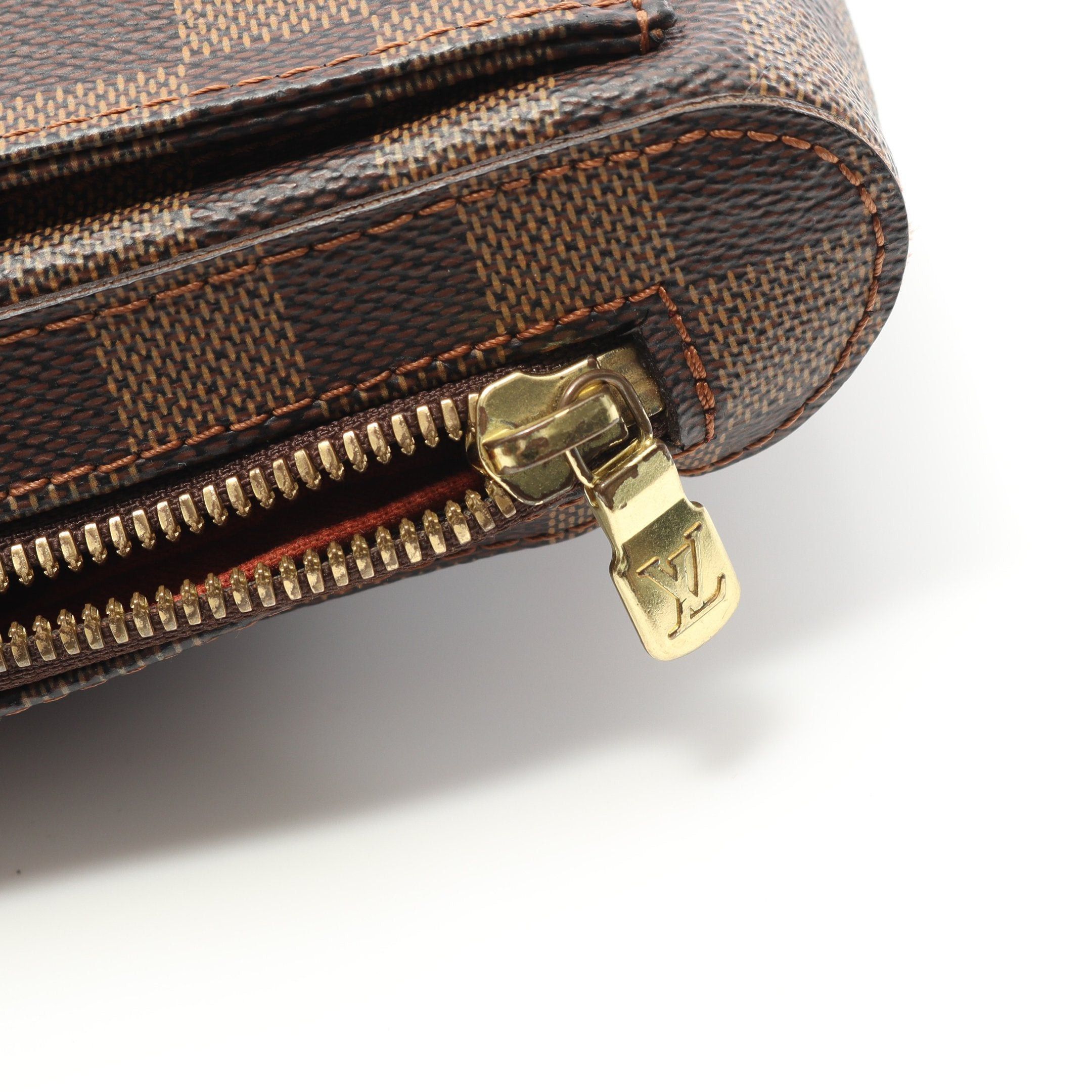 Louis Vuitton Louis Vuitton Geronimos Damier Ebene Body Bag Brown Size ONE SIZE - 6 Thumbnail