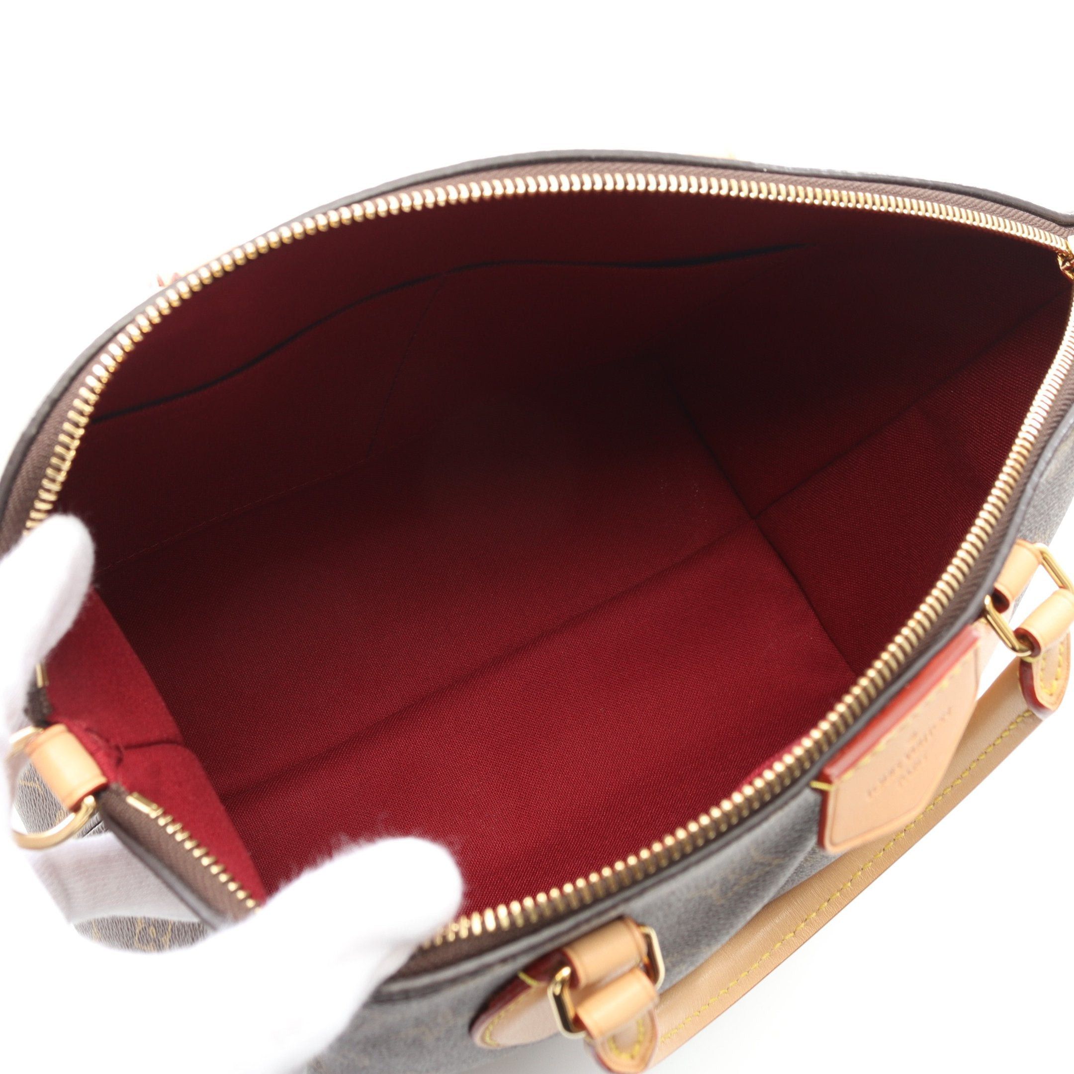 Louis Vuitton Louis Vuitton Boesi Nm Pm Monogram Handbag Leather Brown Size ONE SIZE - 3 Thumbnail