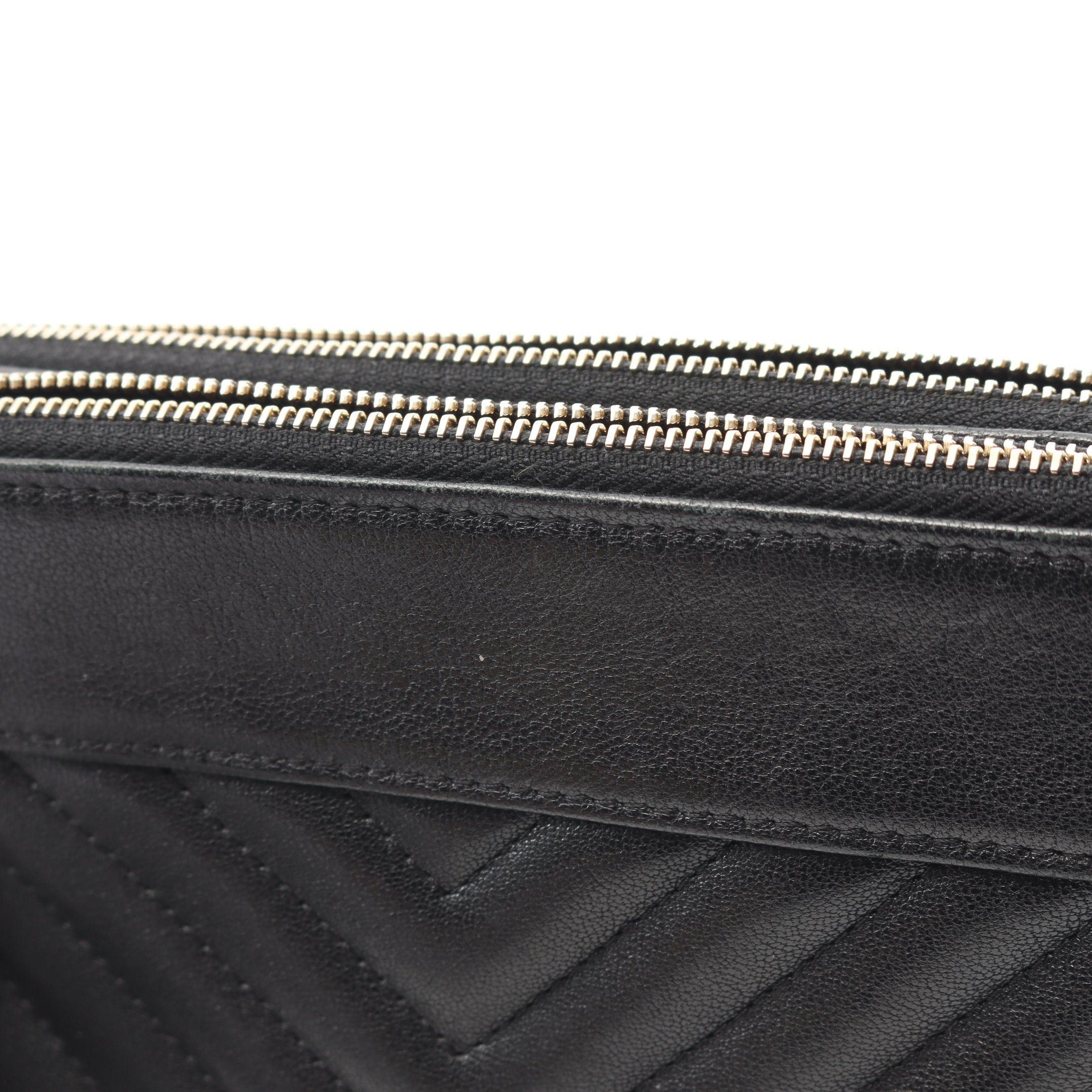 Chanel Chanel Mademoiselle Chain Wallet Leather Black Gold Hardware Size ONE SIZE - 7 Thumbnail
