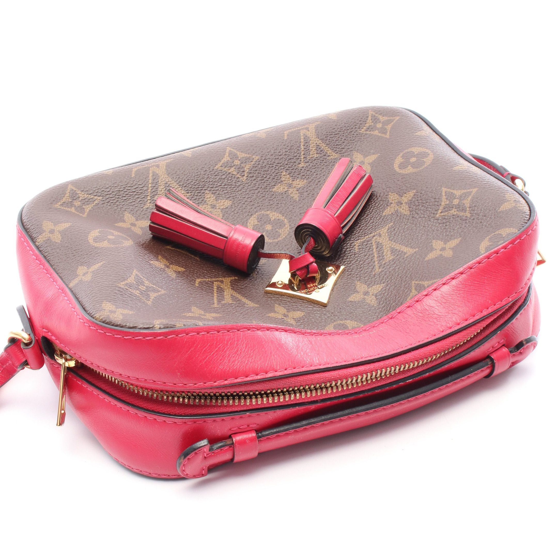 Louis Vuitton Louis Vuitton Saintonge Monogram Freesia Shoulder Bag Leather Brown Pink Purple Size ONE SIZE - 12 Thumbnail