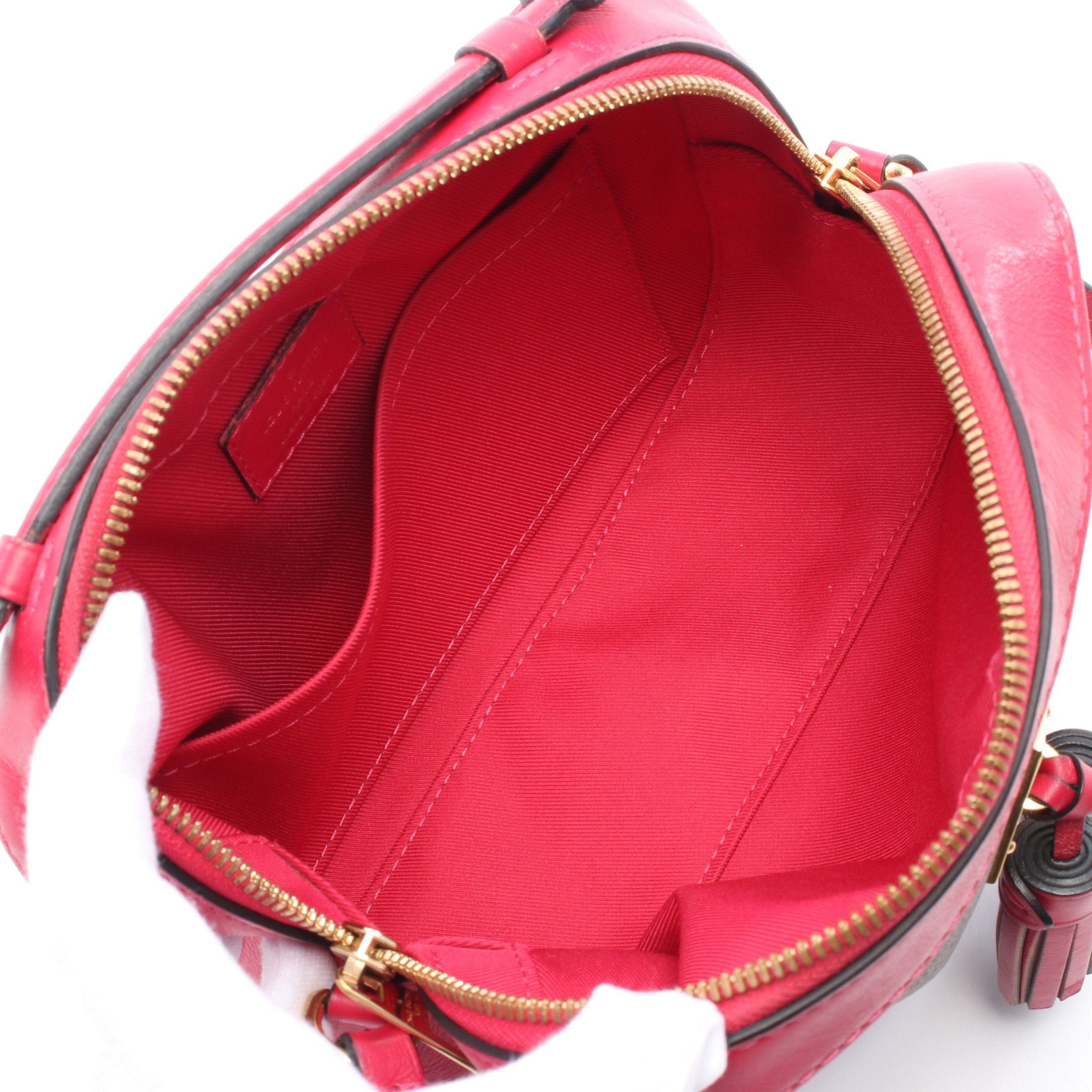 Louis Vuitton Louis Vuitton Saintonge Monogram Freesia Shoulder Bag Leather Brown Pink Purple Size ONE SIZE - 3 Thumbnail