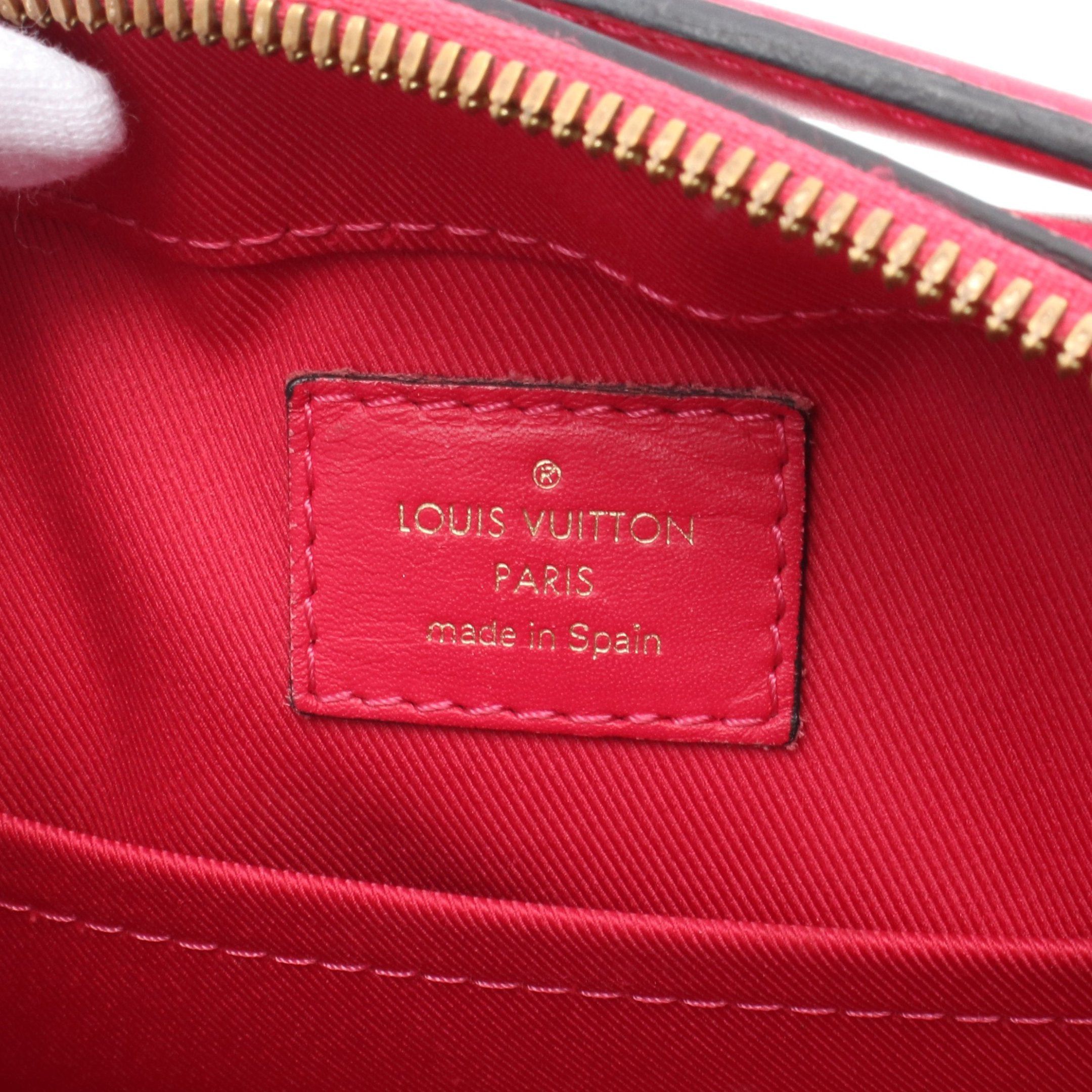 Louis Vuitton Louis Vuitton Saintonge Monogram Freesia Shoulder Bag Leather Brown Pink Purple Size ONE SIZE - 4 Thumbnail