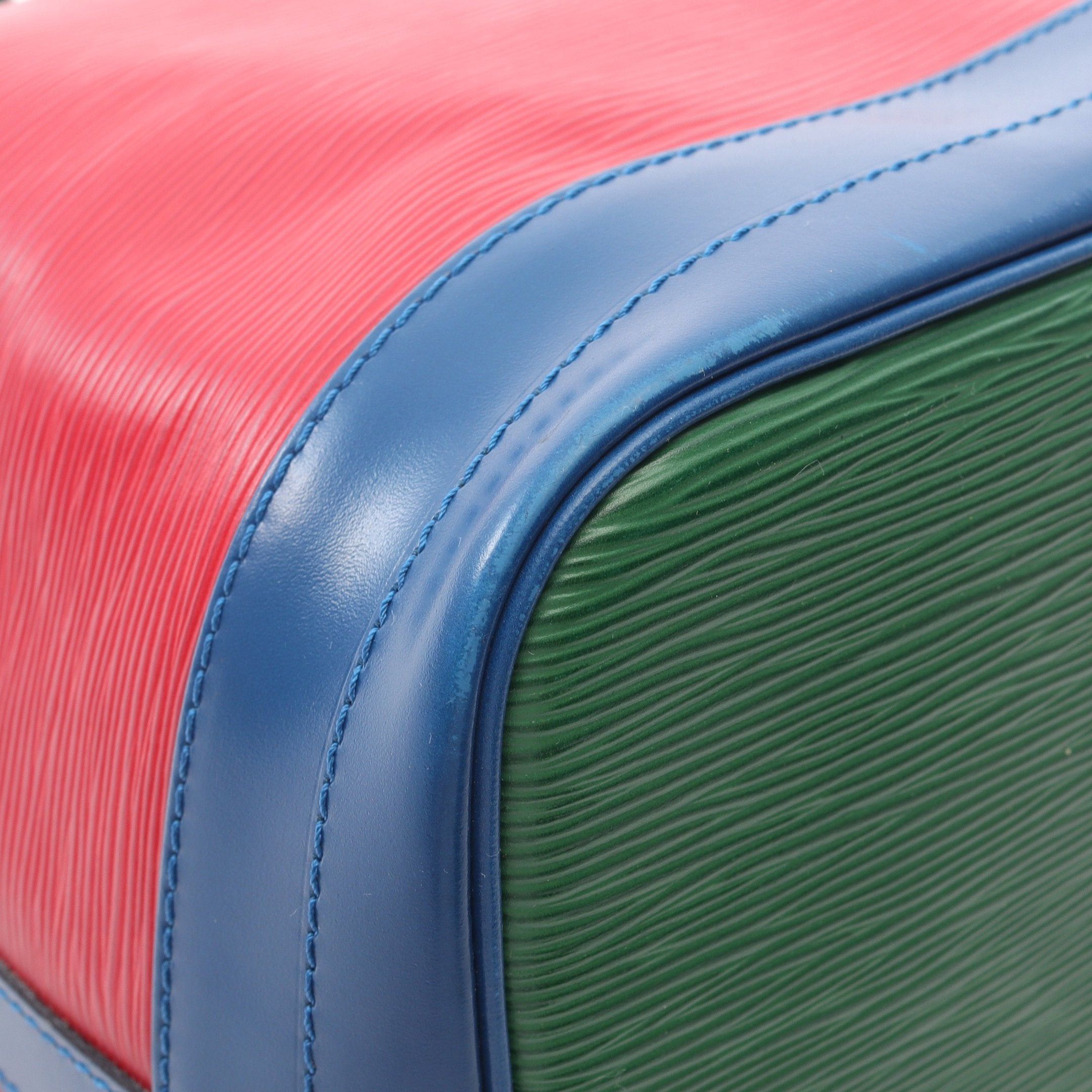 Louis Vuitton Louis Vuitton Noe Epi Castilian Red Toledo Blue Borneo Green Shoulder Bag Leather Size ONE SIZE - 7 Thumbnail