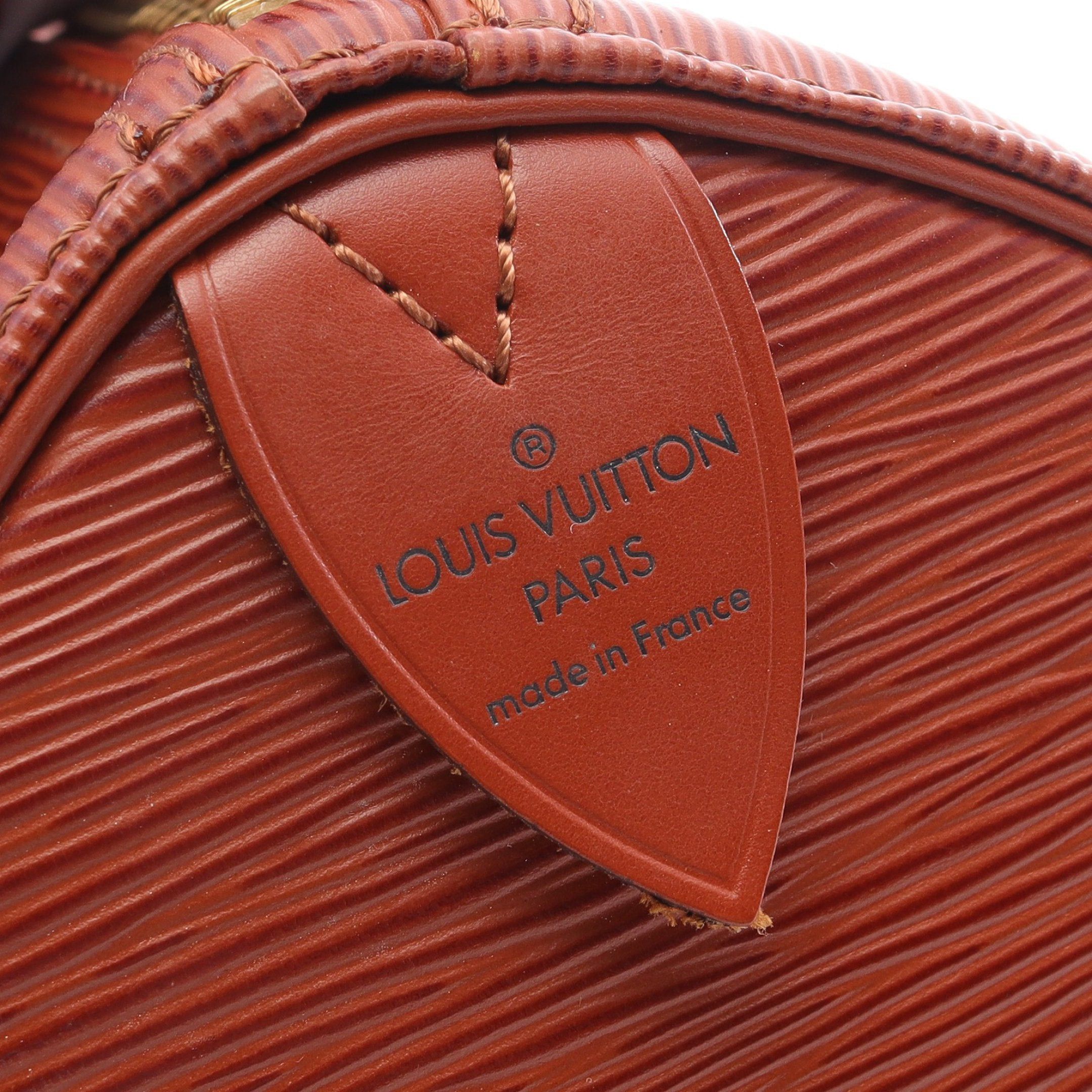 Louis Vuitton Louis Vuitton Speedy 25 Epi Kenya Brown Handbag Leather Size ONE SIZE - 4 Thumbnail