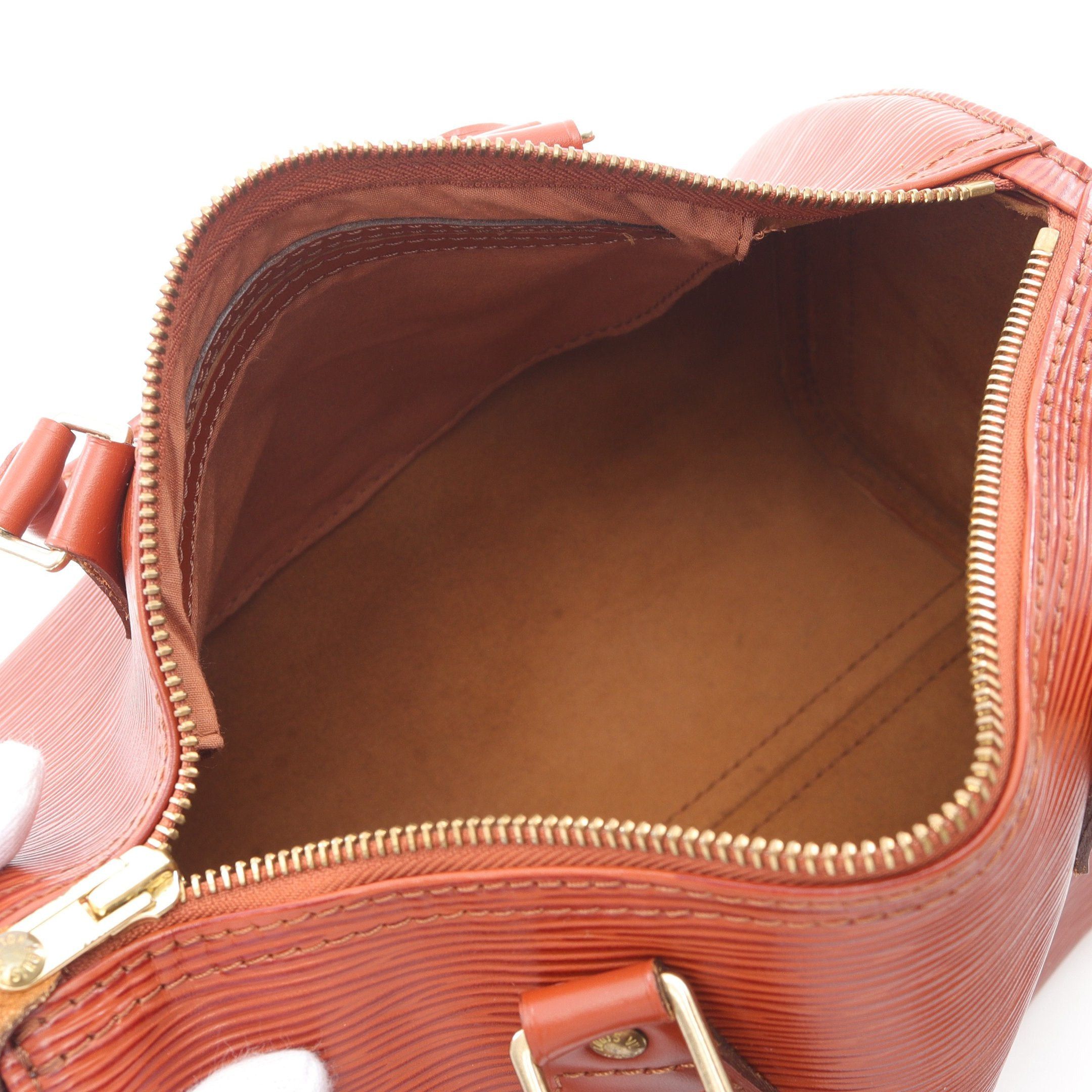 Louis Vuitton Louis Vuitton Speedy 25 Epi Kenya Brown Handbag Leather Size ONE SIZE - 3 Thumbnail