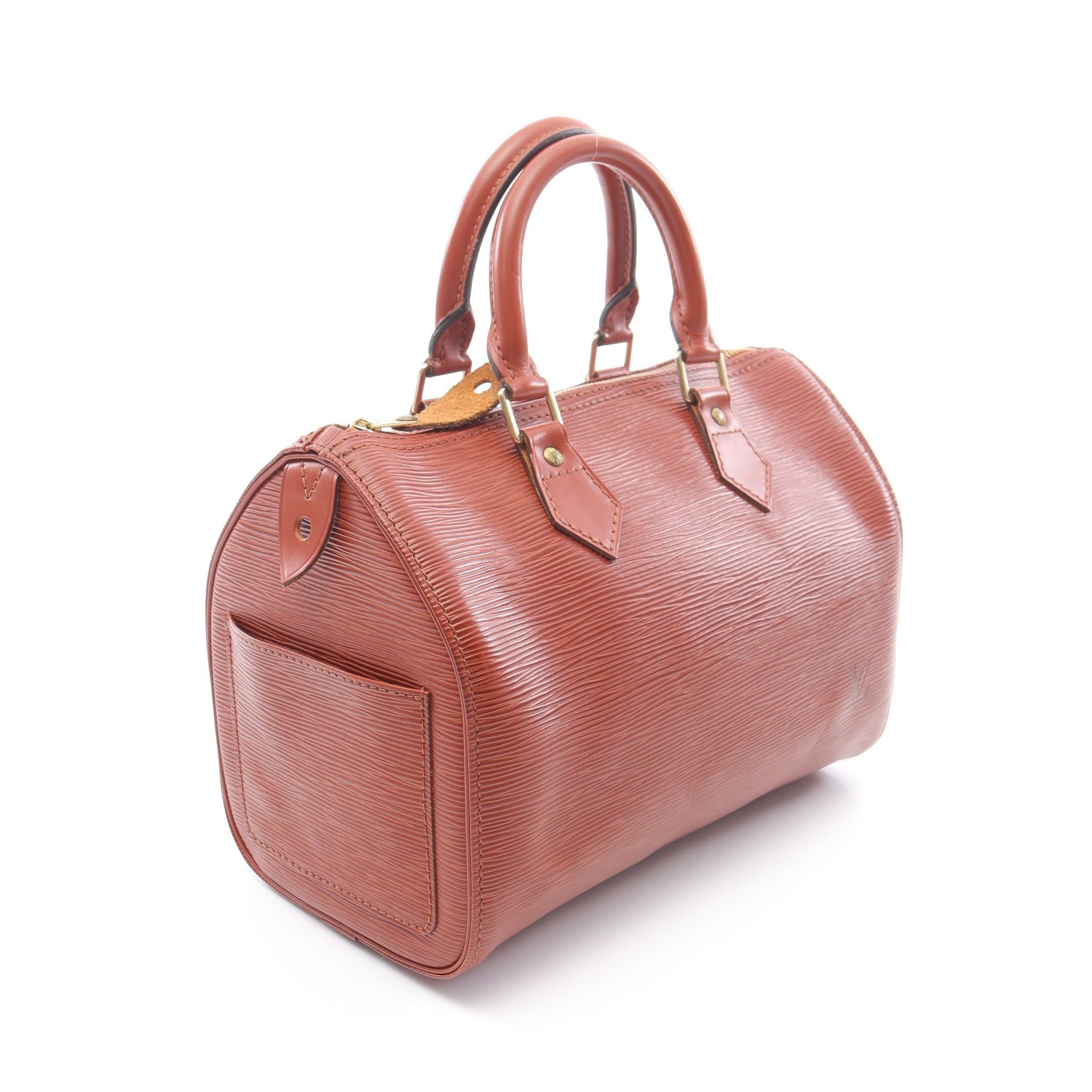 Louis Vuitton Louis Vuitton Speedy 25 Epi Kenya Brown Handbag Leather Size ONE SIZE - 2 Thumbnail