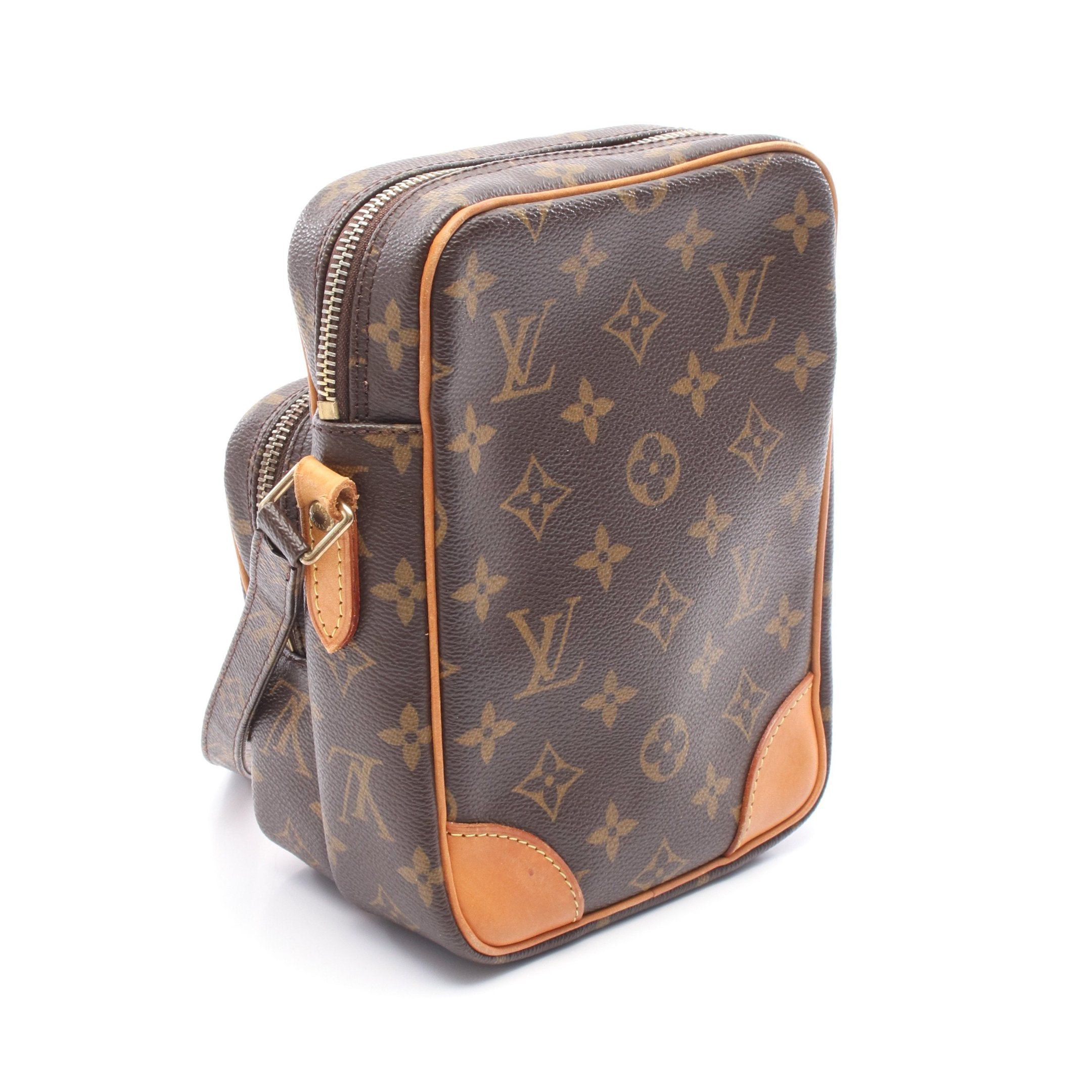 Louis Vuitton Louis Vuitton Amazon Monogram Shoulder Bag Leather Brown Size ONE SIZE - 2 Thumbnail