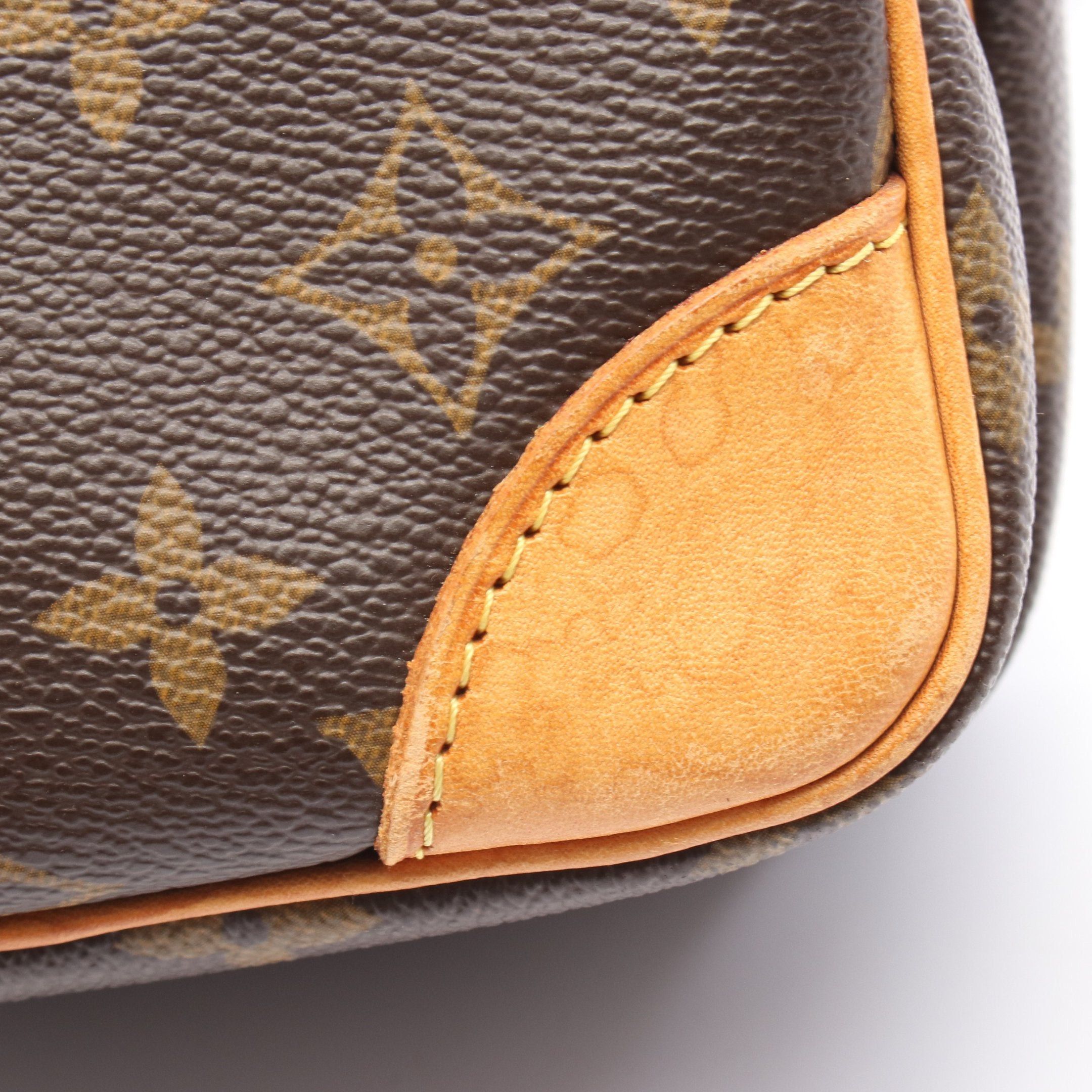 Louis Vuitton Louis Vuitton Amazon Monogram Shoulder Bag Leather Brown Size ONE SIZE - 10 Thumbnail
