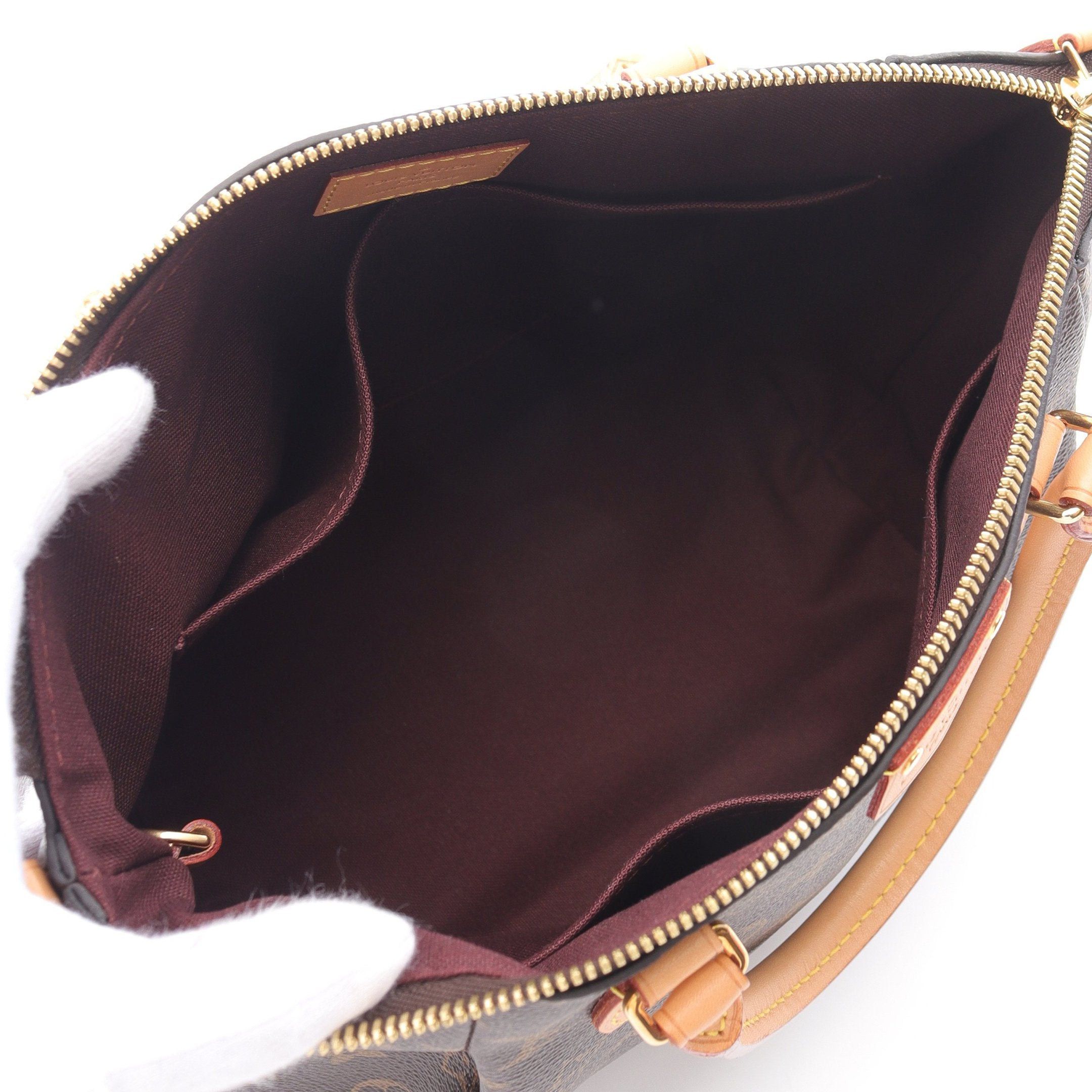 Louis Vuitton Louis Vuitton Turen Pm Monogram Handbag Leather Brown Size ONE SIZE - 3 Thumbnail