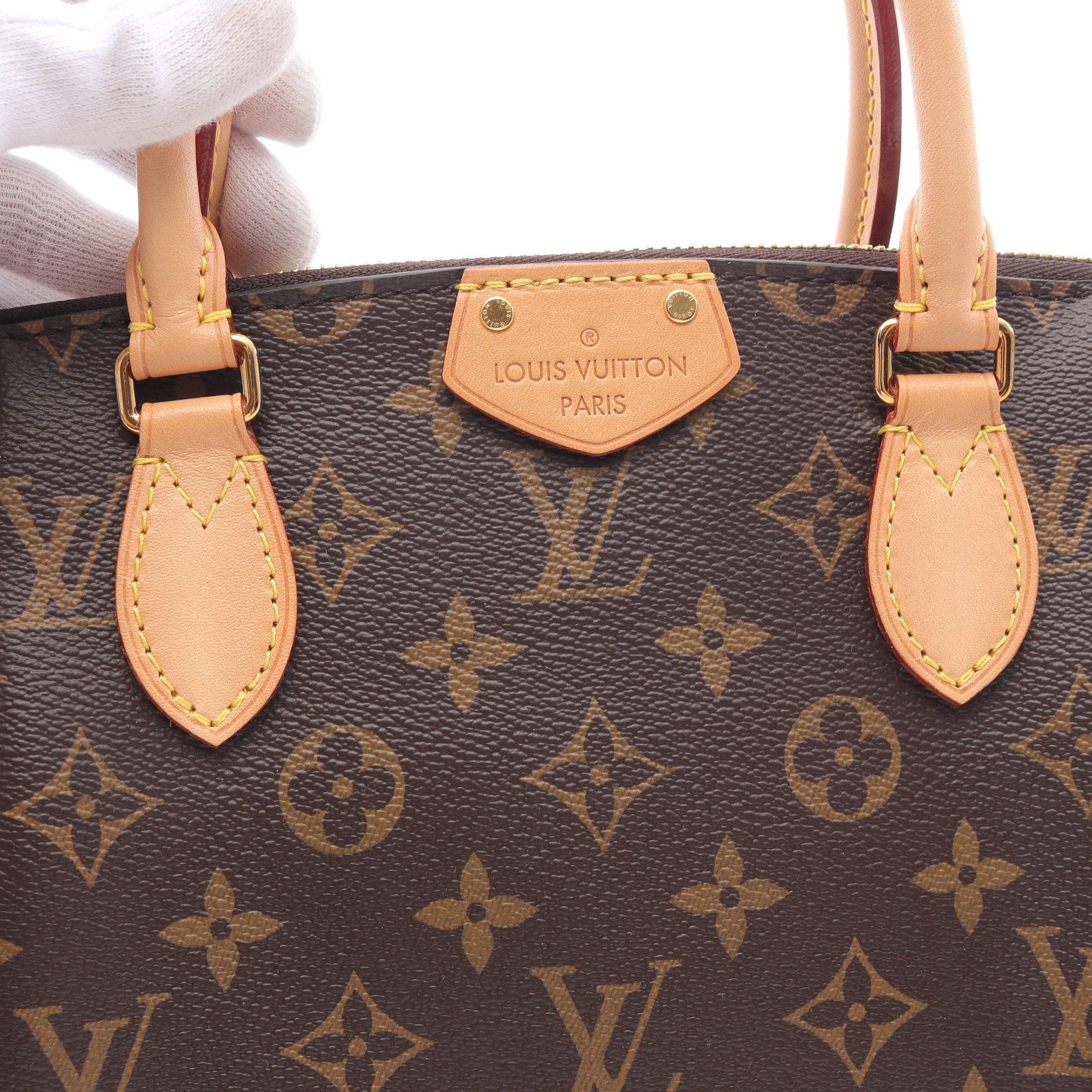 Louis Vuitton Louis Vuitton Turen Pm Monogram Handbag Leather Brown Size ONE SIZE - 7 Thumbnail