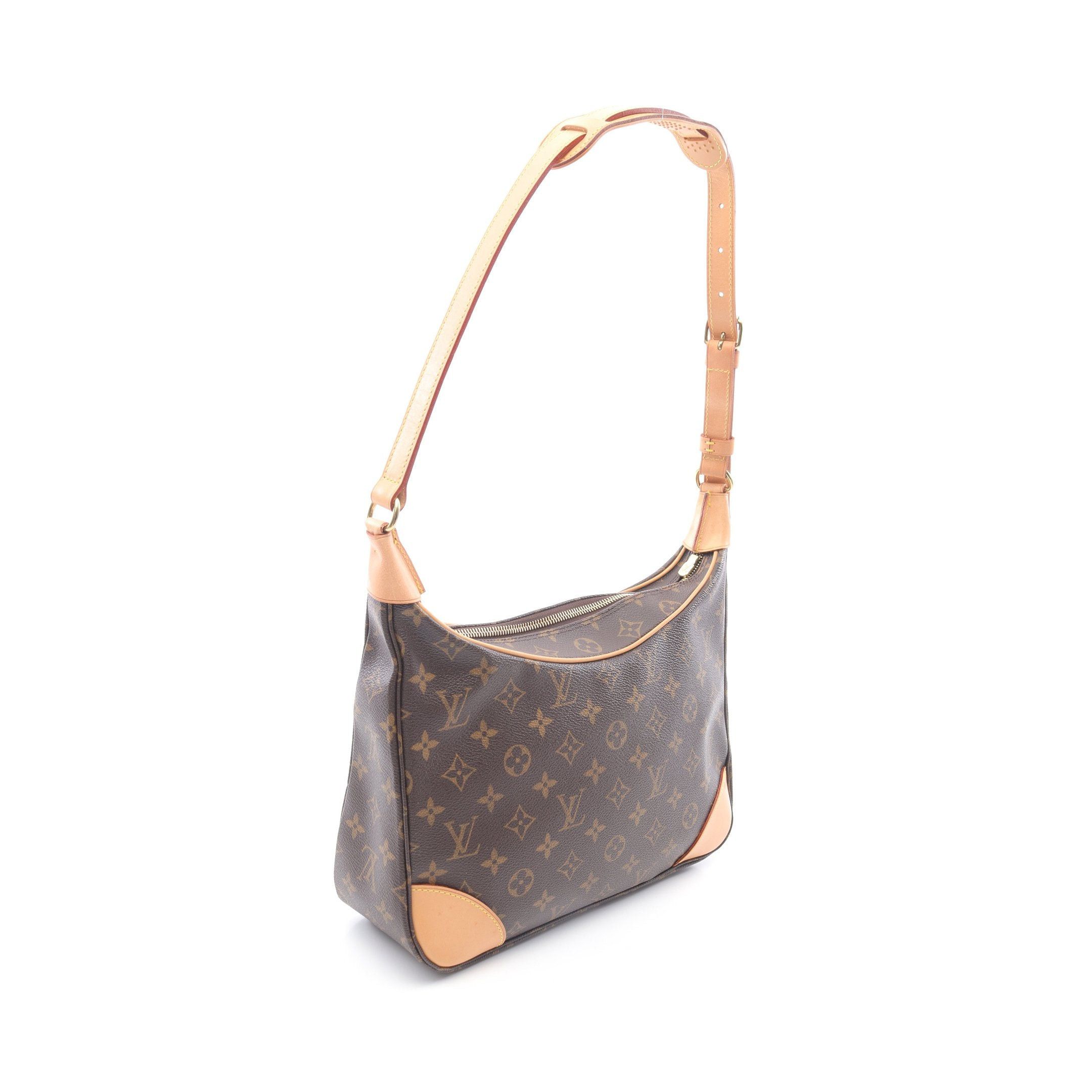 Louis Vuitton Louis Vuitton Boulogne Pm Monogram Shoulder Bag Leather Brown Size ONE SIZE - 2 Thumbnail
