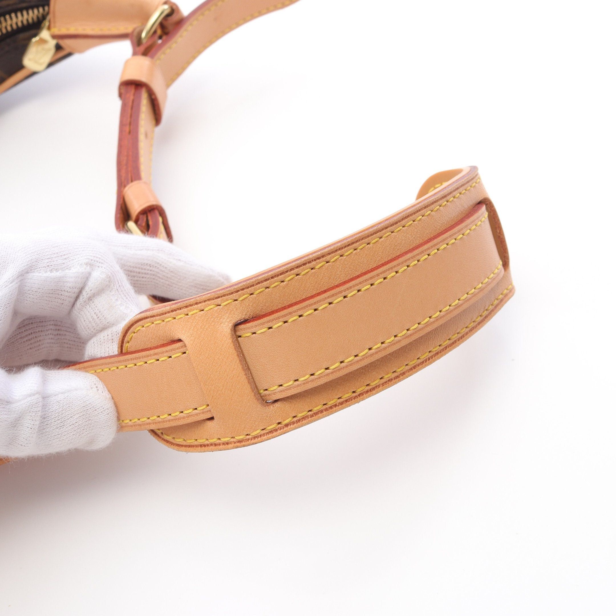 Louis Vuitton Louis Vuitton Boulogne Pm Monogram Shoulder Bag Leather Brown Size ONE SIZE - 8 Thumbnail