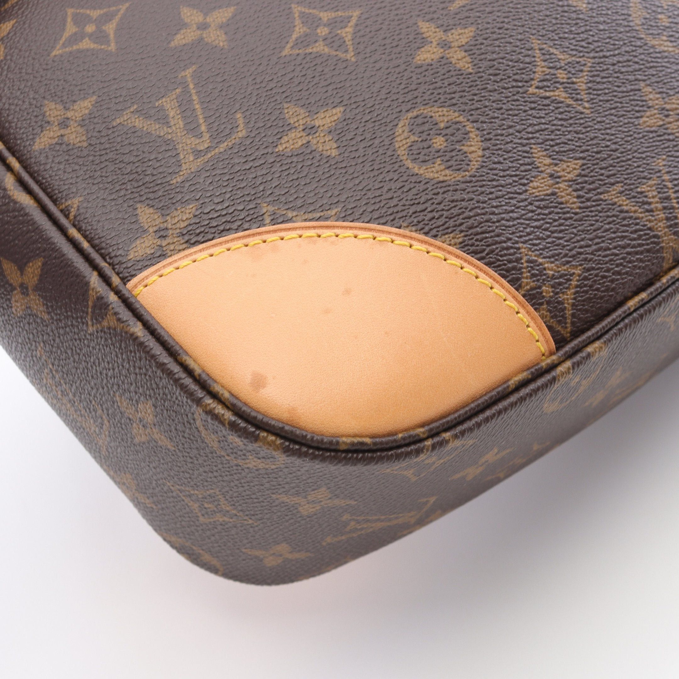 Louis Vuitton Louis Vuitton Boulogne Pm Monogram Shoulder Bag Leather Brown Size ONE SIZE - 6 Thumbnail