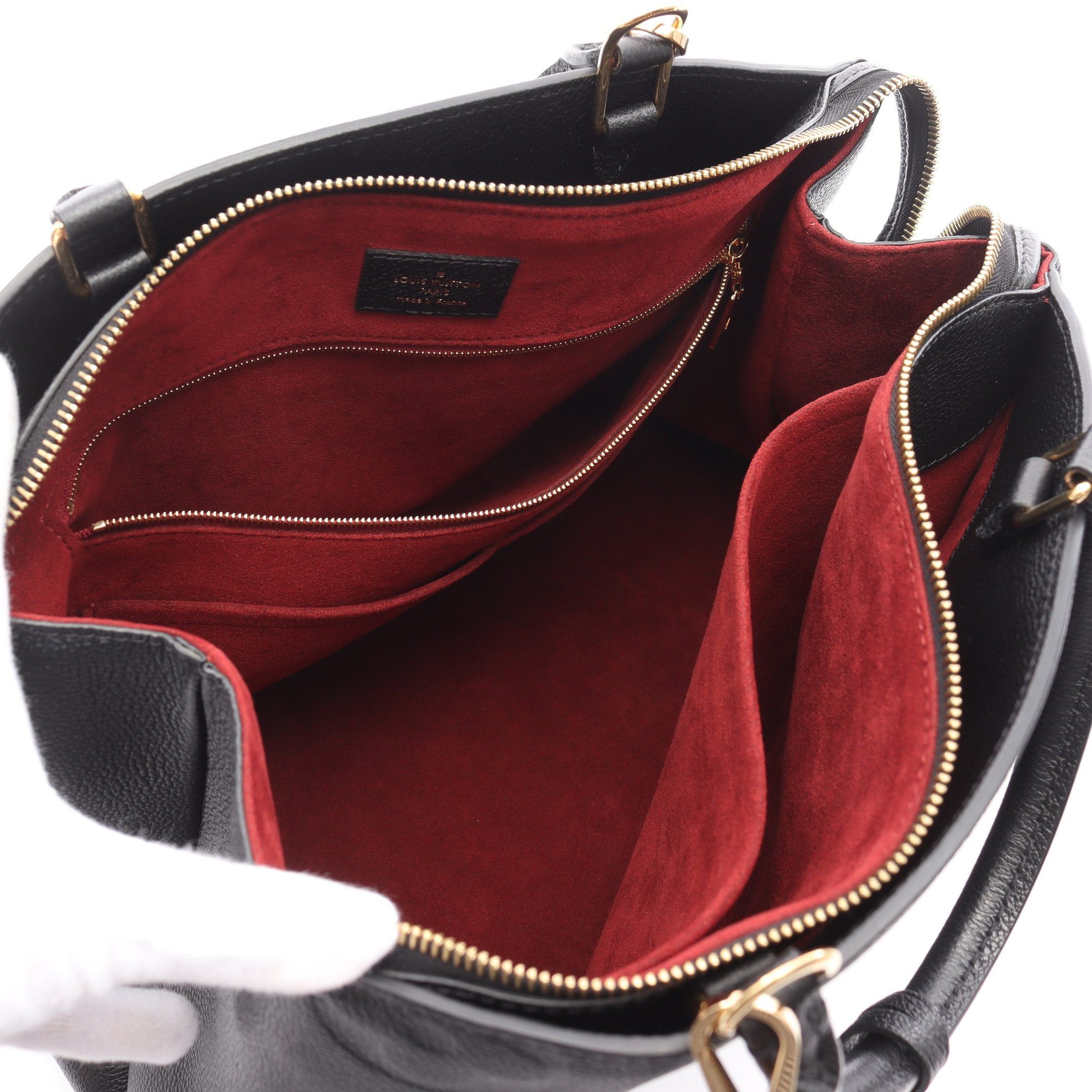 Louis Vuitton Louis Vuitton Grand Palais Mm Monogram Empreinte Handbag Leather Black Size ONE SIZE - 3 Thumbnail