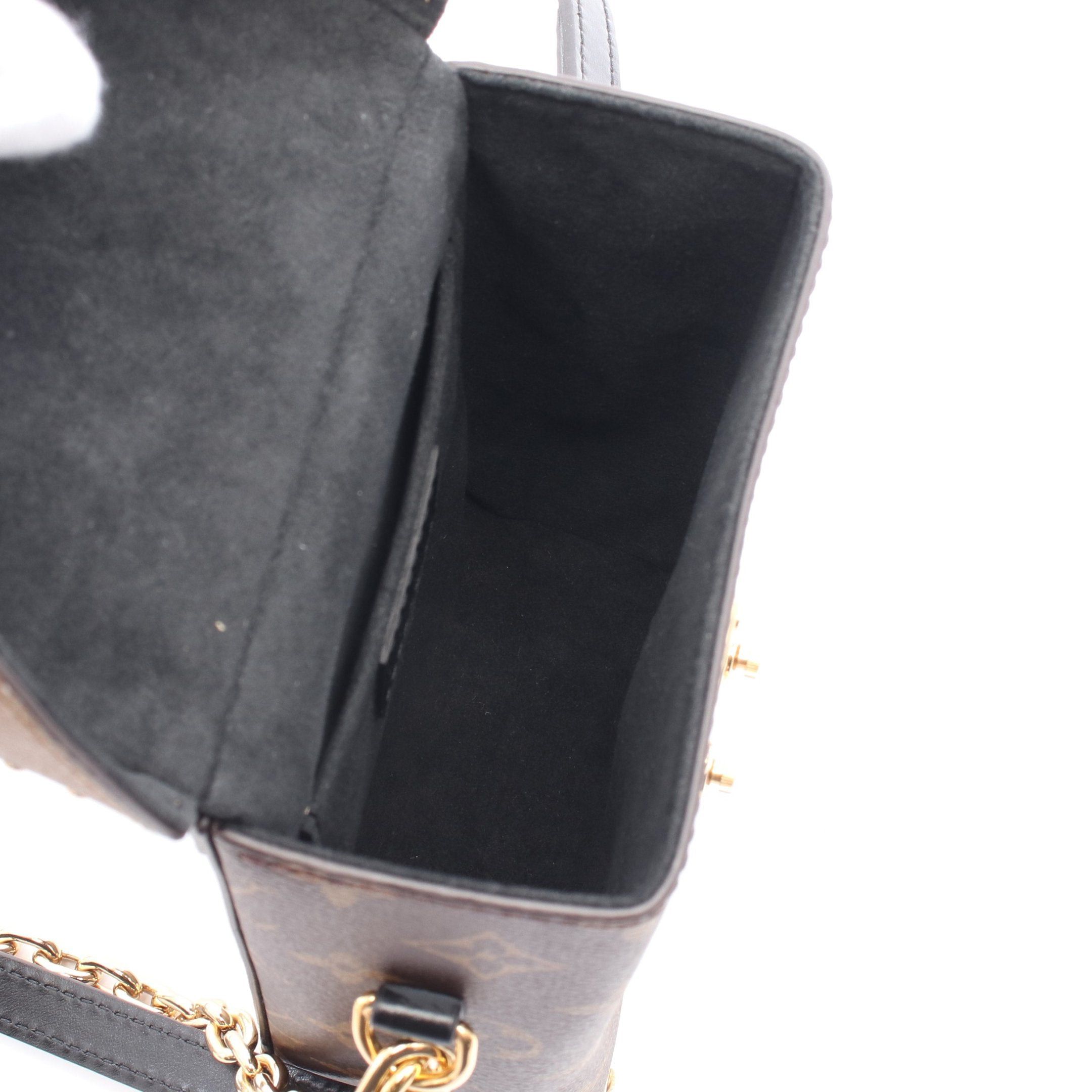 Louis Vuitton Louis Vuitton Camera Box Monogram Reverse Handbag Leather Brown Size ONE SIZE - 3 Thumbnail