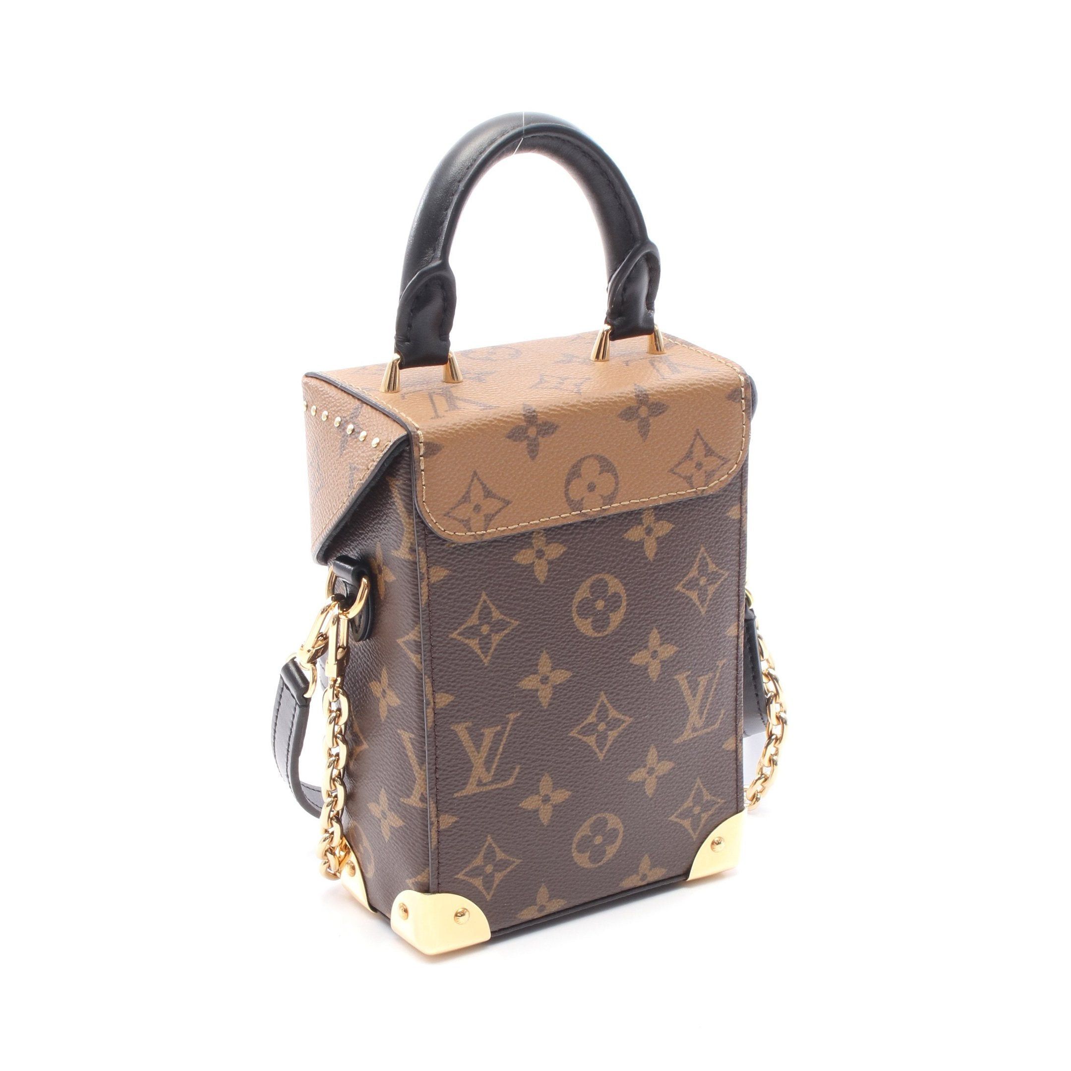 Louis Vuitton Louis Vuitton Camera Box Monogram Reverse Handbag Leather Brown Size ONE SIZE - 2 Thumbnail