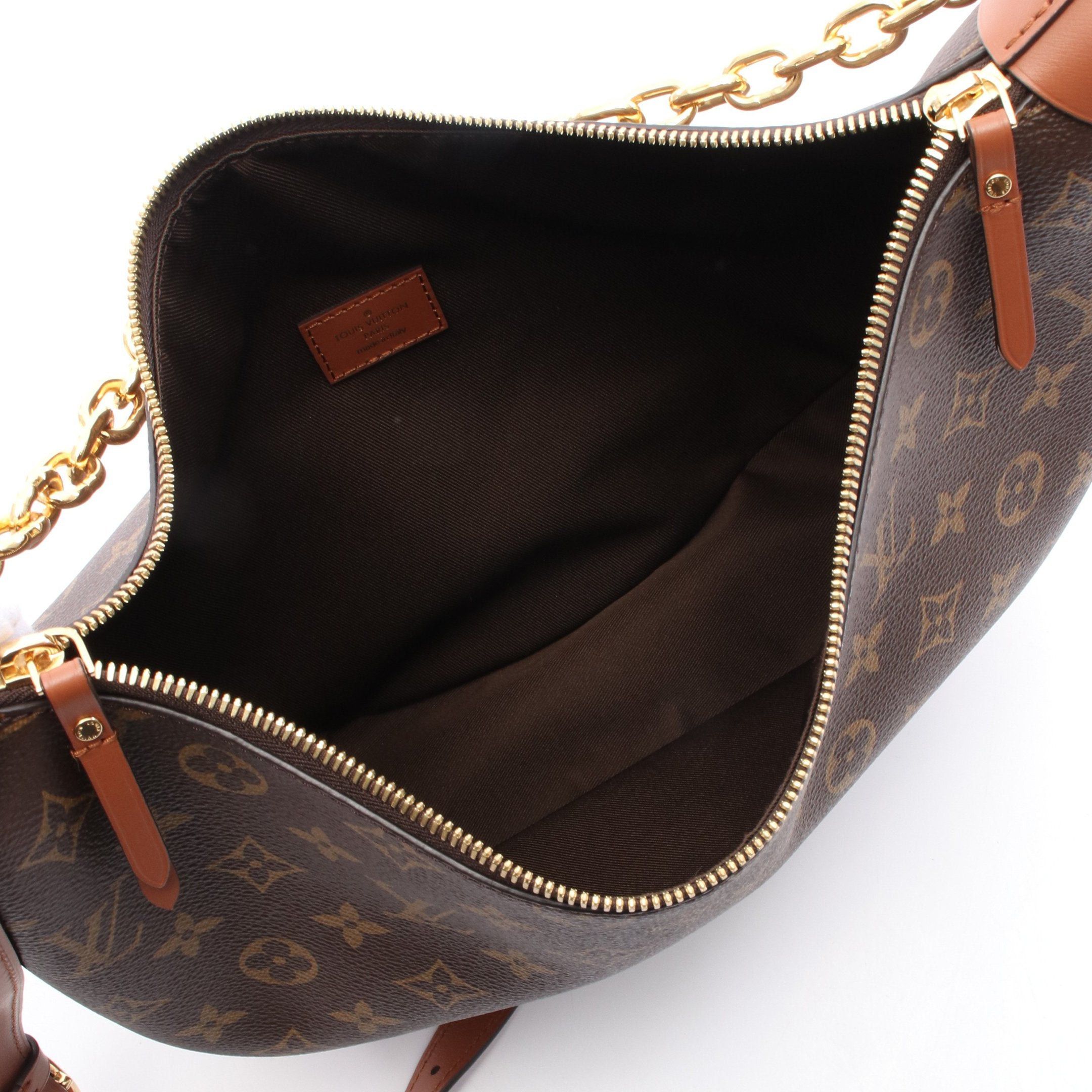 Louis Vuitton Louis Vuitton Loop Hobo Monogram Reverse Chain Shoulder Bag Leather Brown Light Size ONE SIZE - 3 Thumbnail