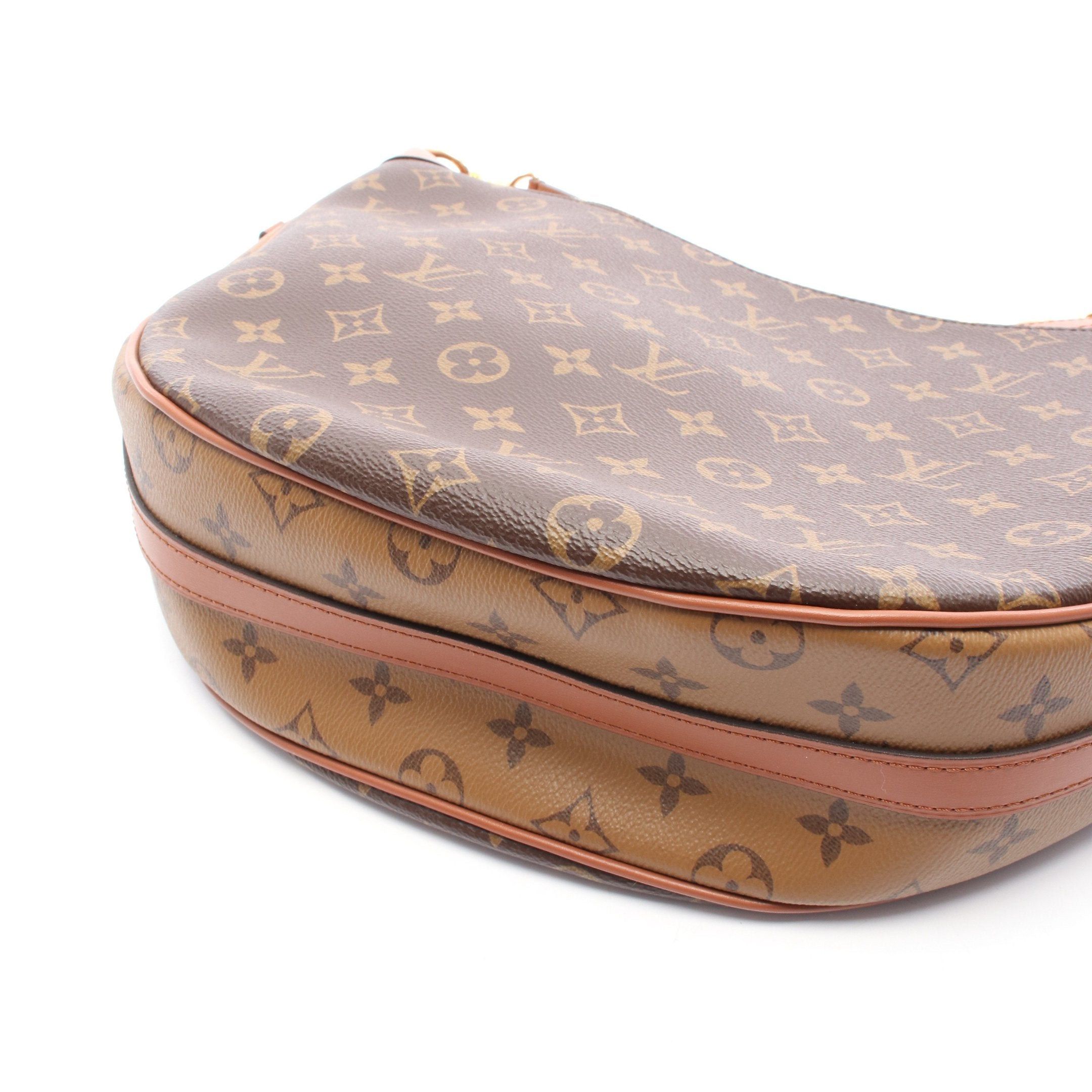 Louis Vuitton Louis Vuitton Loop Hobo Monogram Reverse Chain Shoulder Bag Leather Brown Light Size ONE SIZE - 5 Thumbnail