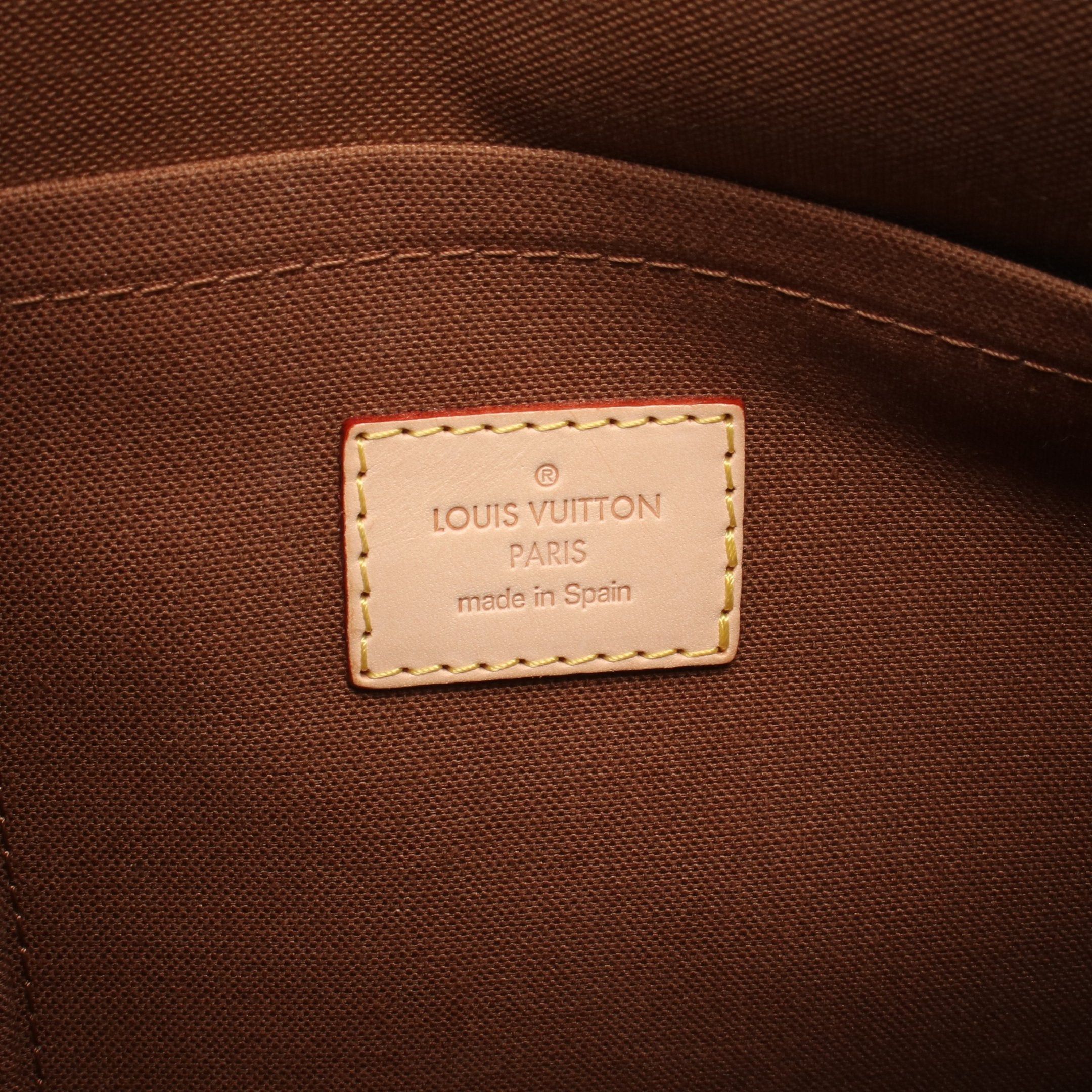 Louis Vuitton Louis Vuitton Odeon Pm Monogram Shoulder Bag Leather Brown Size ONE SIZE - 4 Thumbnail