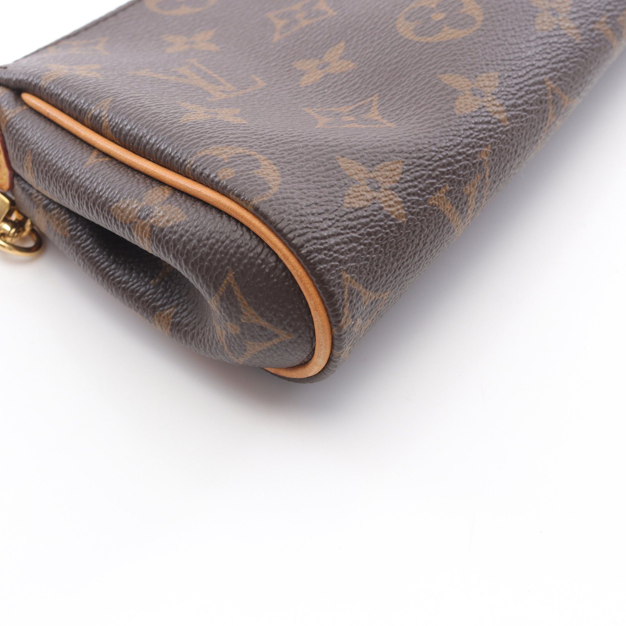Louis Vuitton Louis Vuitton Eva Monogram Chain Shoulder Bag Leather Brown Size ONE SIZE - 8 Thumbnail
