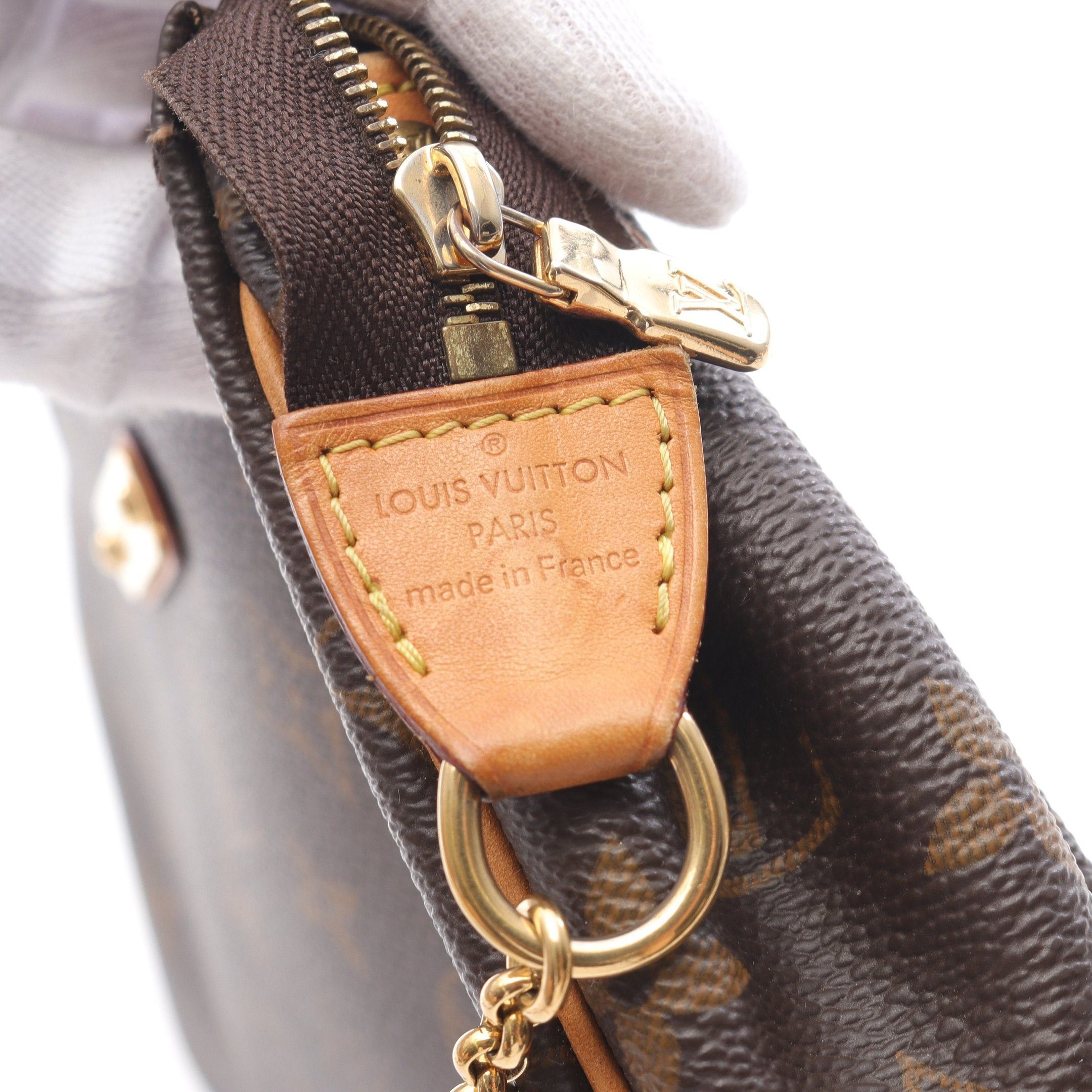 Louis Vuitton Louis Vuitton Eva Monogram Chain Shoulder Bag Leather Brown Size ONE SIZE - 4 Thumbnail