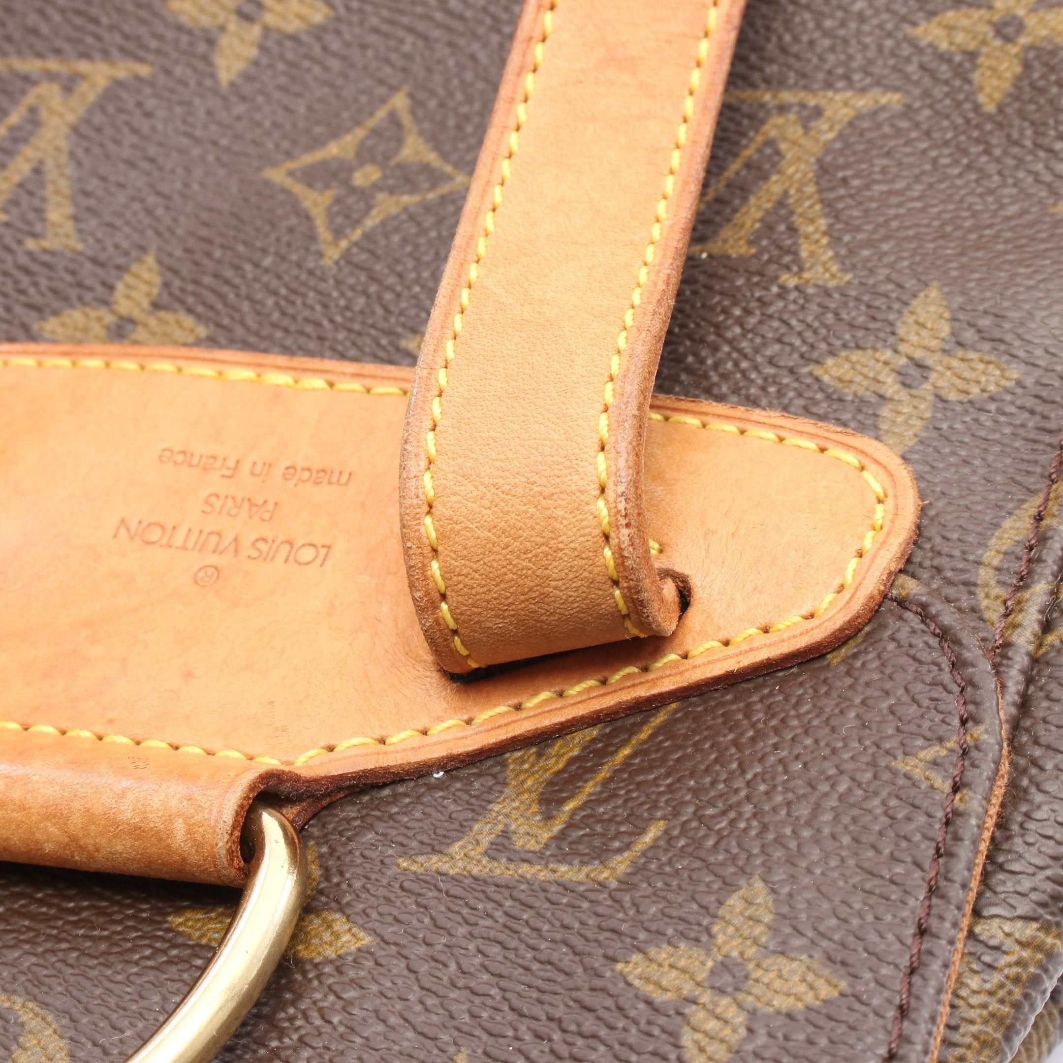 Louis Vuitton Louis Vuitton Montsouris Mm Monogram Backpack Rucksack Leather Brown Size ONE SIZE - 9 Thumbnail