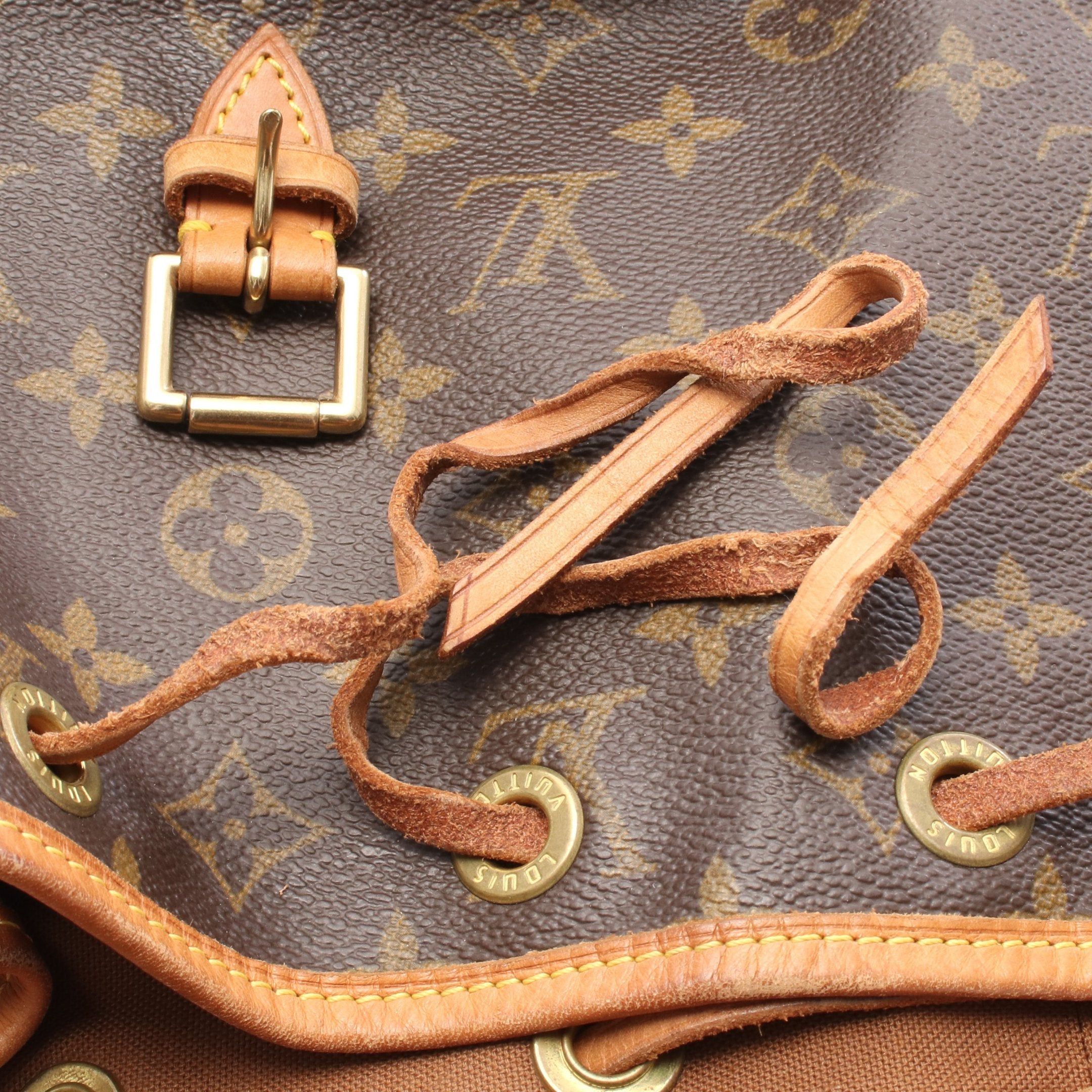Louis Vuitton Louis Vuitton Montsouris Mm Monogram Backpack Rucksack Leather Brown Size ONE SIZE - 6 Thumbnail