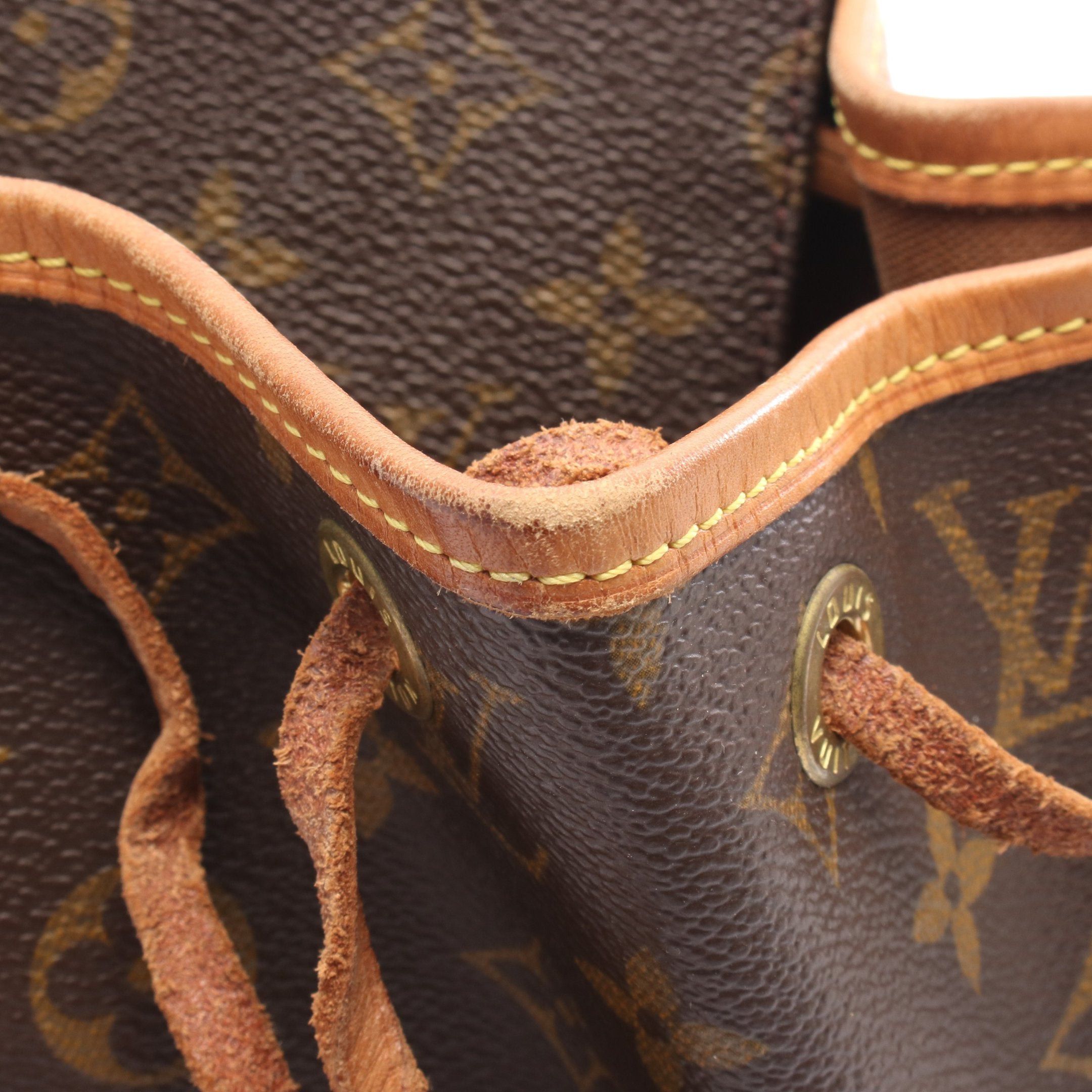 Louis Vuitton Louis Vuitton Montsouris Mm Monogram Backpack Rucksack Leather Brown Size ONE SIZE - 10 Thumbnail