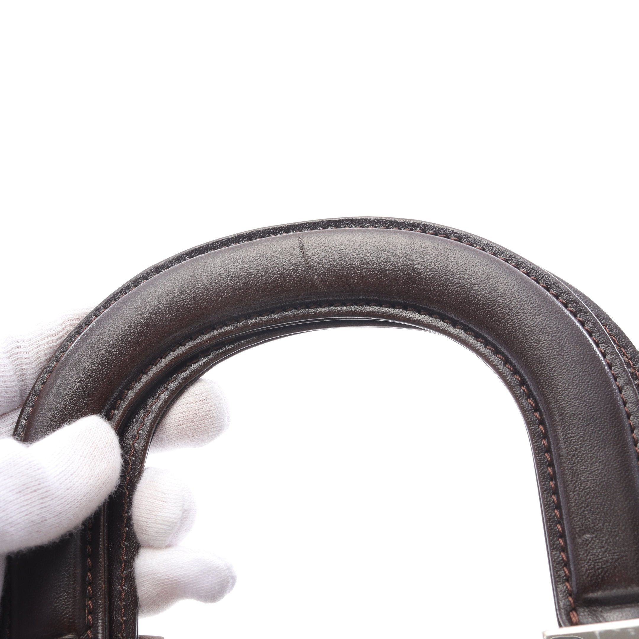 Fendi Fendi Zucca Handbag Tote Bag Canvas Leather Brown Dark Size ONE SIZE - 5 Thumbnail