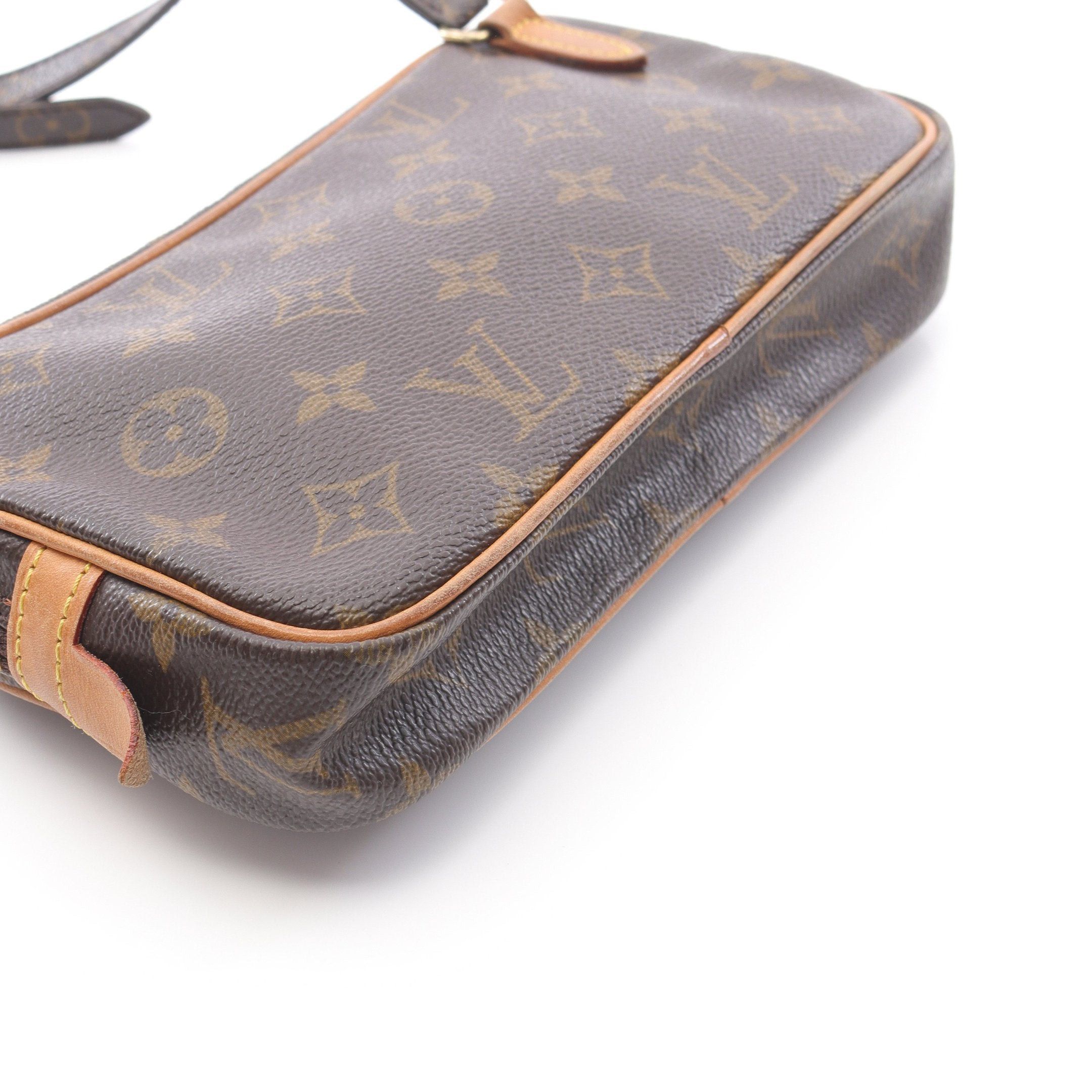 Louis Vuitton Louis Vuitton Marly Monogram Shoulder Bag Leather Brown Size ONE SIZE - 12 Thumbnail