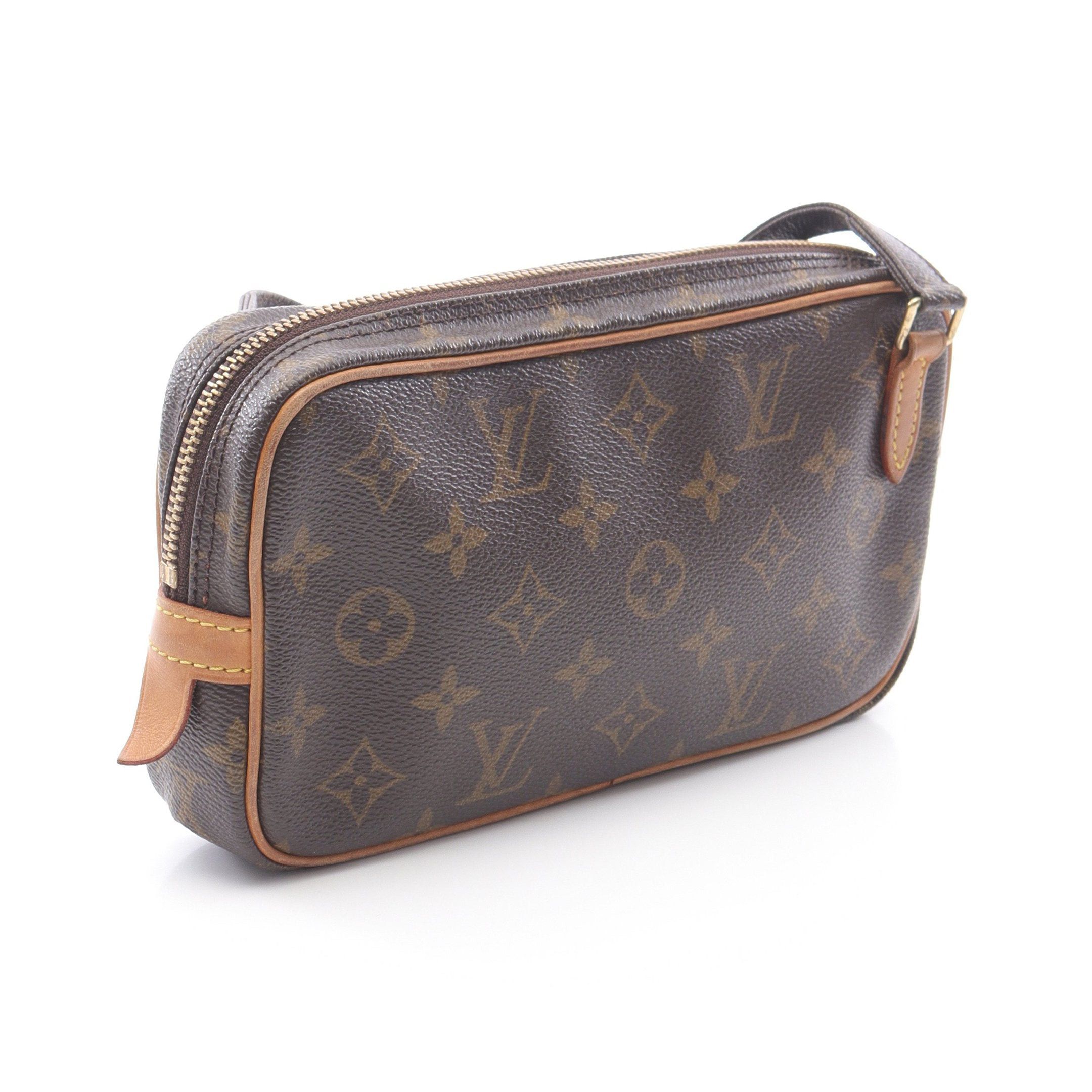 Louis Vuitton Louis Vuitton Marly Monogram Shoulder Bag Leather Brown Size ONE SIZE - 2 Thumbnail