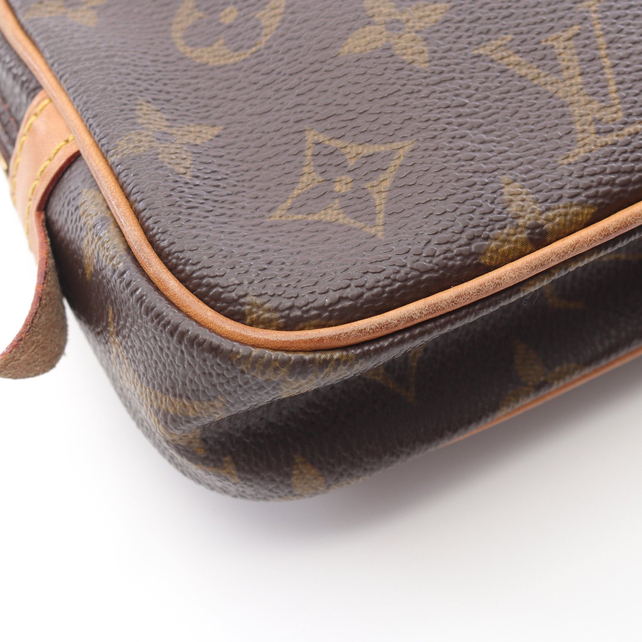 Louis Vuitton Louis Vuitton Marly Monogram Shoulder Bag Leather Brown Size ONE SIZE - 10 Thumbnail
