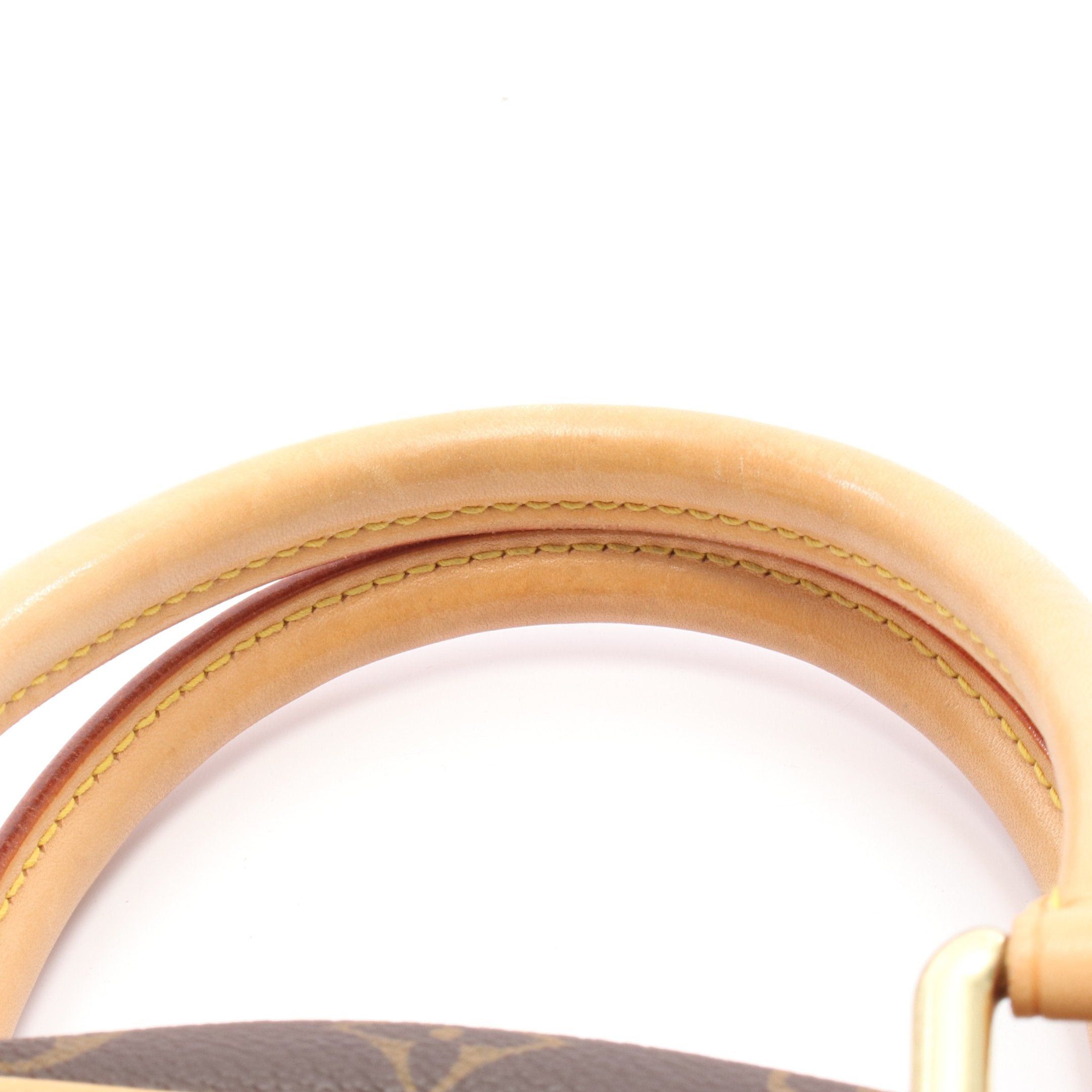 Louis Vuitton Louis Vuitton Manhattan Pm Monogram Handbag Leather Brown Size ONE SIZE - 8 Thumbnail