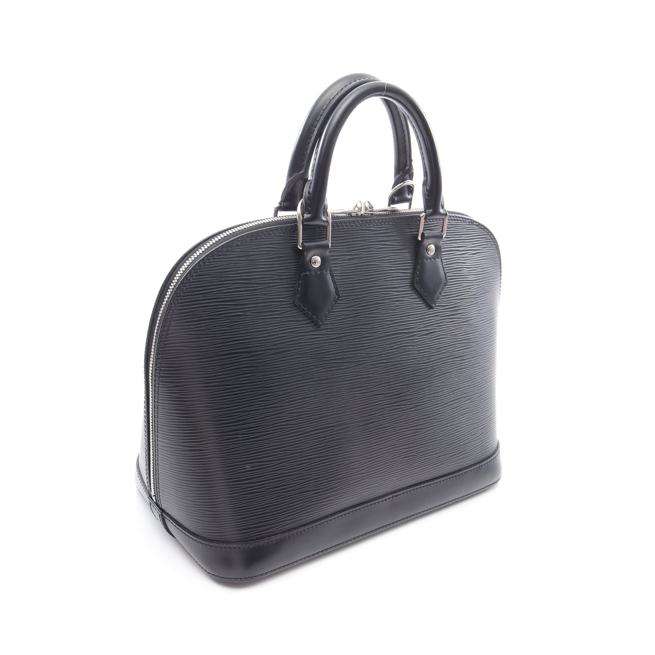 Louis Vuitton Louis Vuitton Alma Pm Epi Noir Handbag Leather Black Size ONE SIZE - 2 Thumbnail