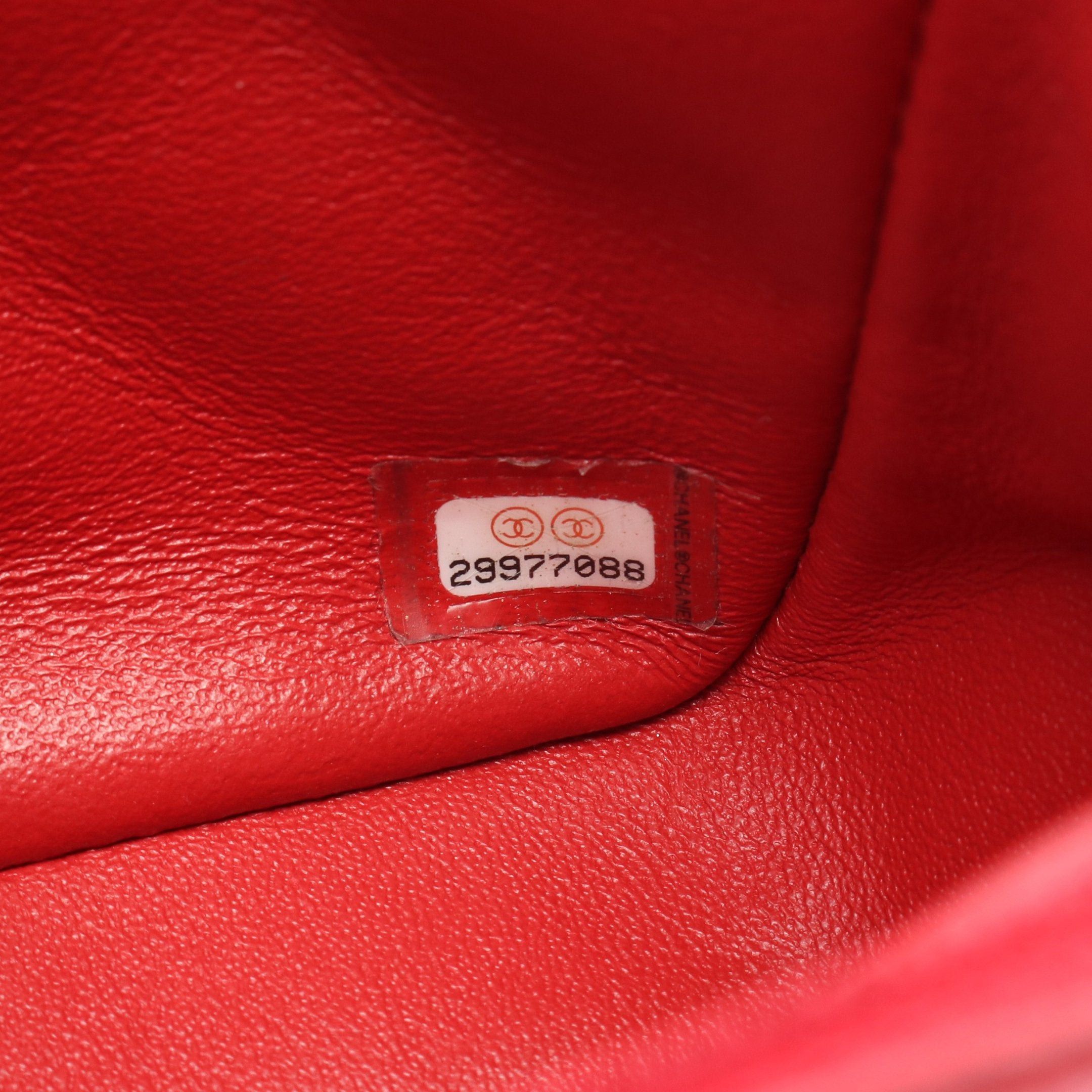 Chanel Chanel Mini Matelasse Chain Shoulder Bag Leather Red Gold Hardware Size ONE SIZE - 5 Thumbnail