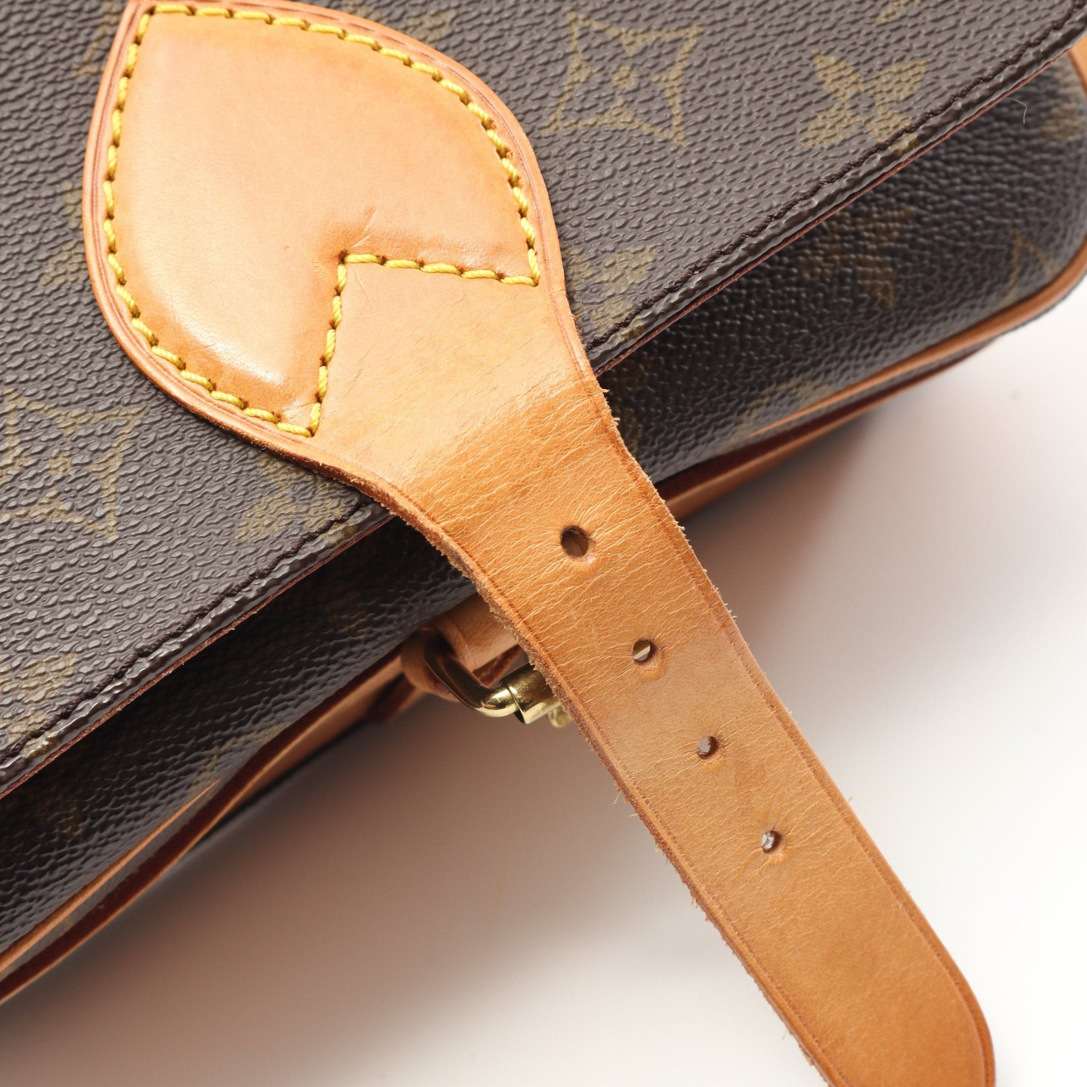 Louis Vuitton Louis Vuitton Cartesier Mm Monogram Shoulder Bag Leather Brown Size ONE SIZE - 10 Thumbnail
