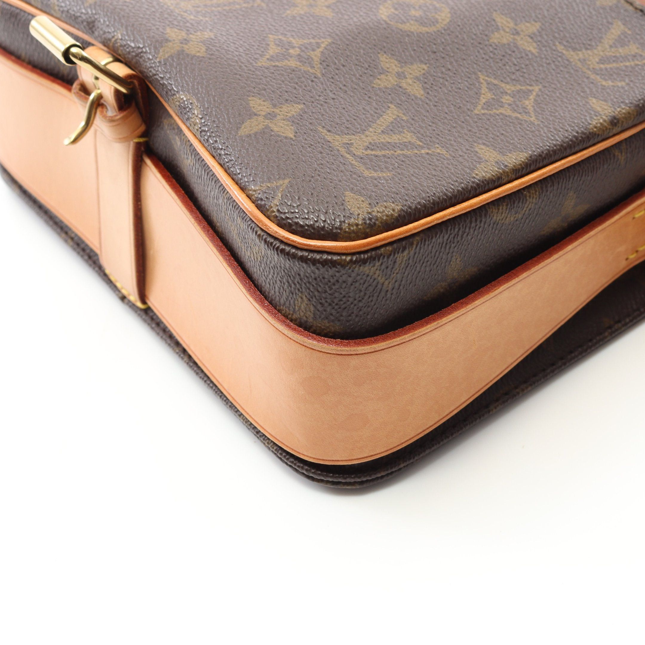 Louis Vuitton Louis Vuitton Cartesier Mm Monogram Shoulder Bag Leather Brown Size ONE SIZE - 6 Thumbnail