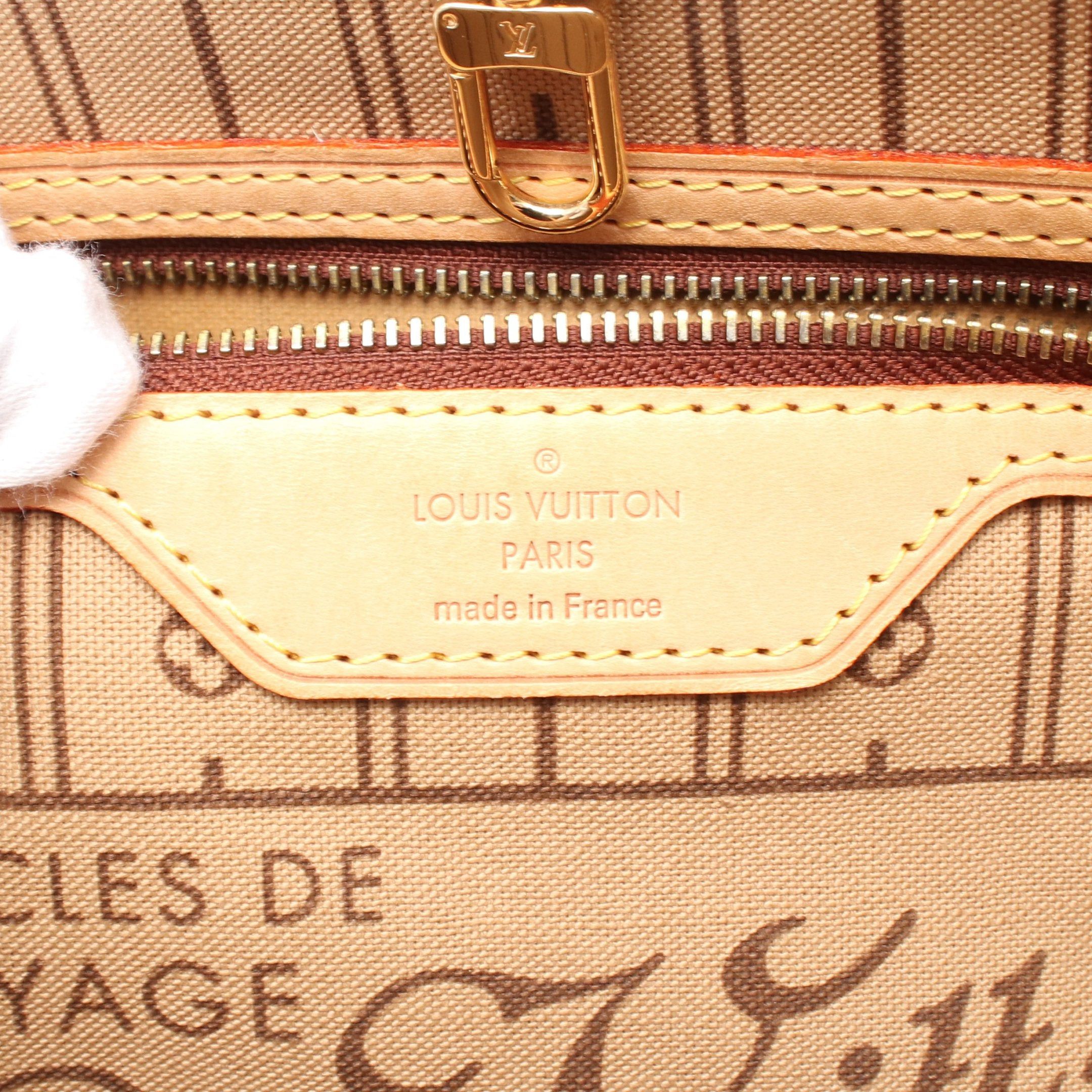 Louis Vuitton Louis Vuitton Neverfull Pm Monogram Handbag Tote Bag Leather Brown Size ONE SIZE - 4 Thumbnail