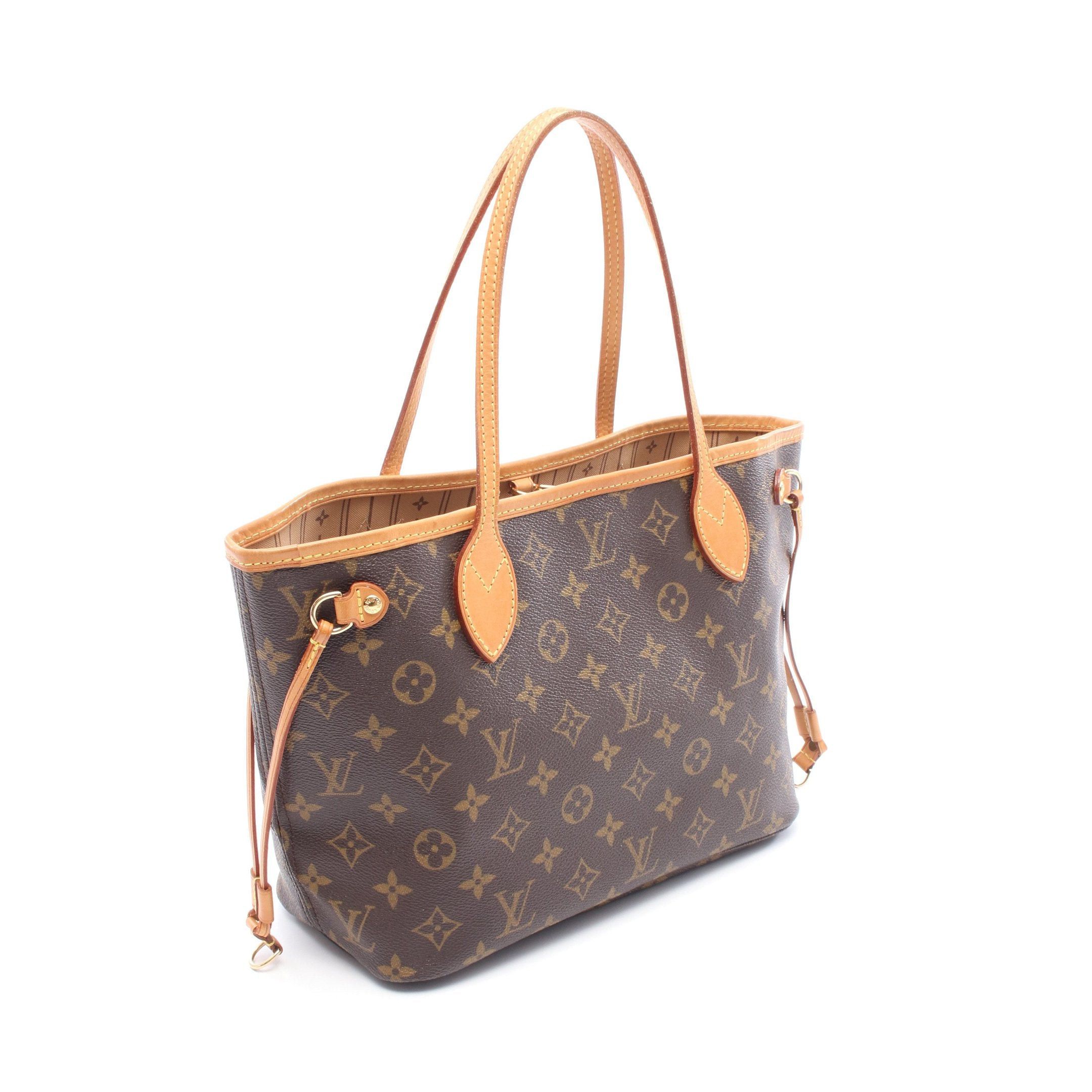 Louis Vuitton Louis Vuitton Neverfull Pm Monogram Handbag Tote Bag Leather Brown Size ONE SIZE - 2 Thumbnail