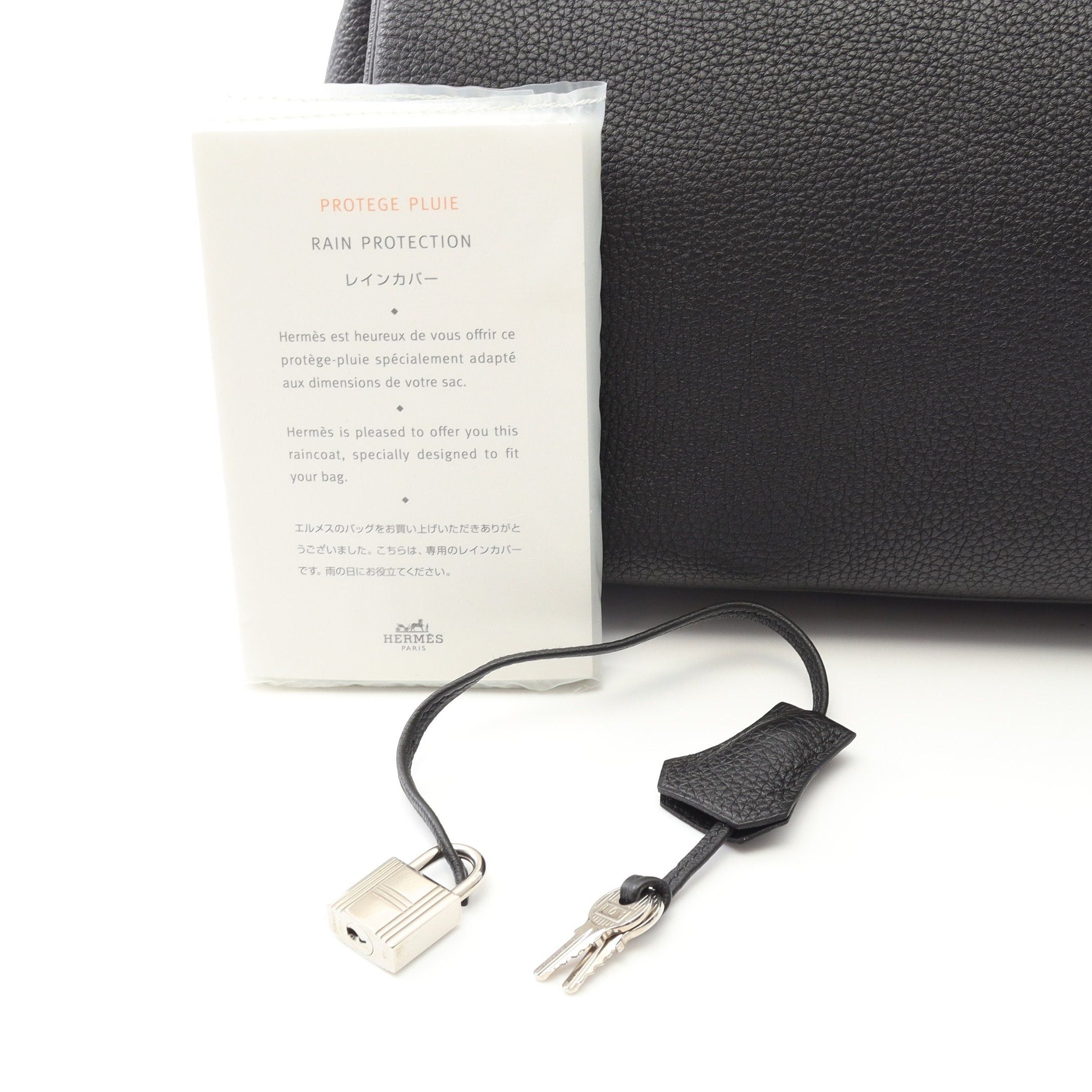 Hermes Hermes Birkin 35 Handbag Togo Black Silver Hardware □ R Stamp Size ONE SIZE - 5 Thumbnail