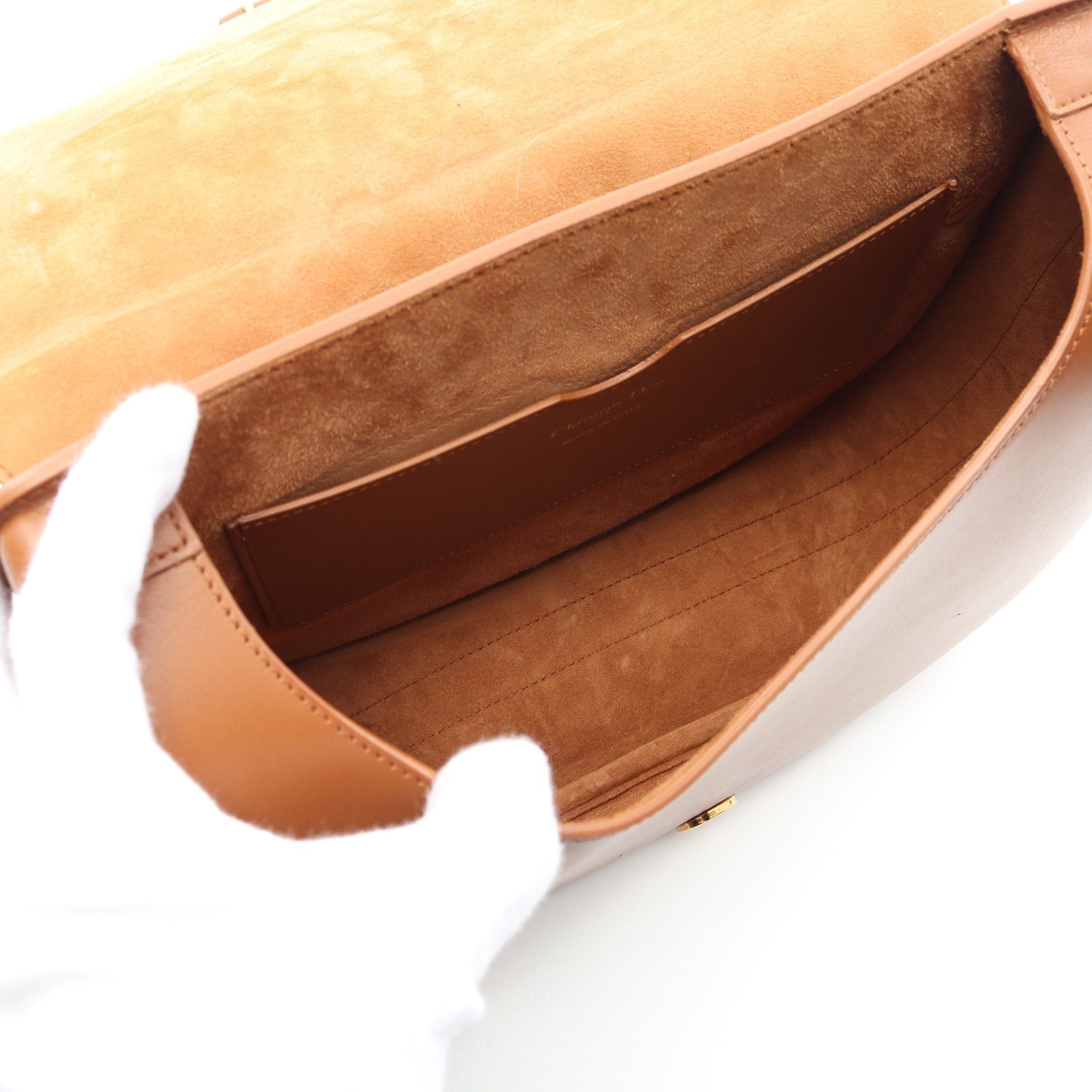 Dior Dior Bobby Large Shoulder Bag Leather Brown Size ONE SIZE - 3 Thumbnail
