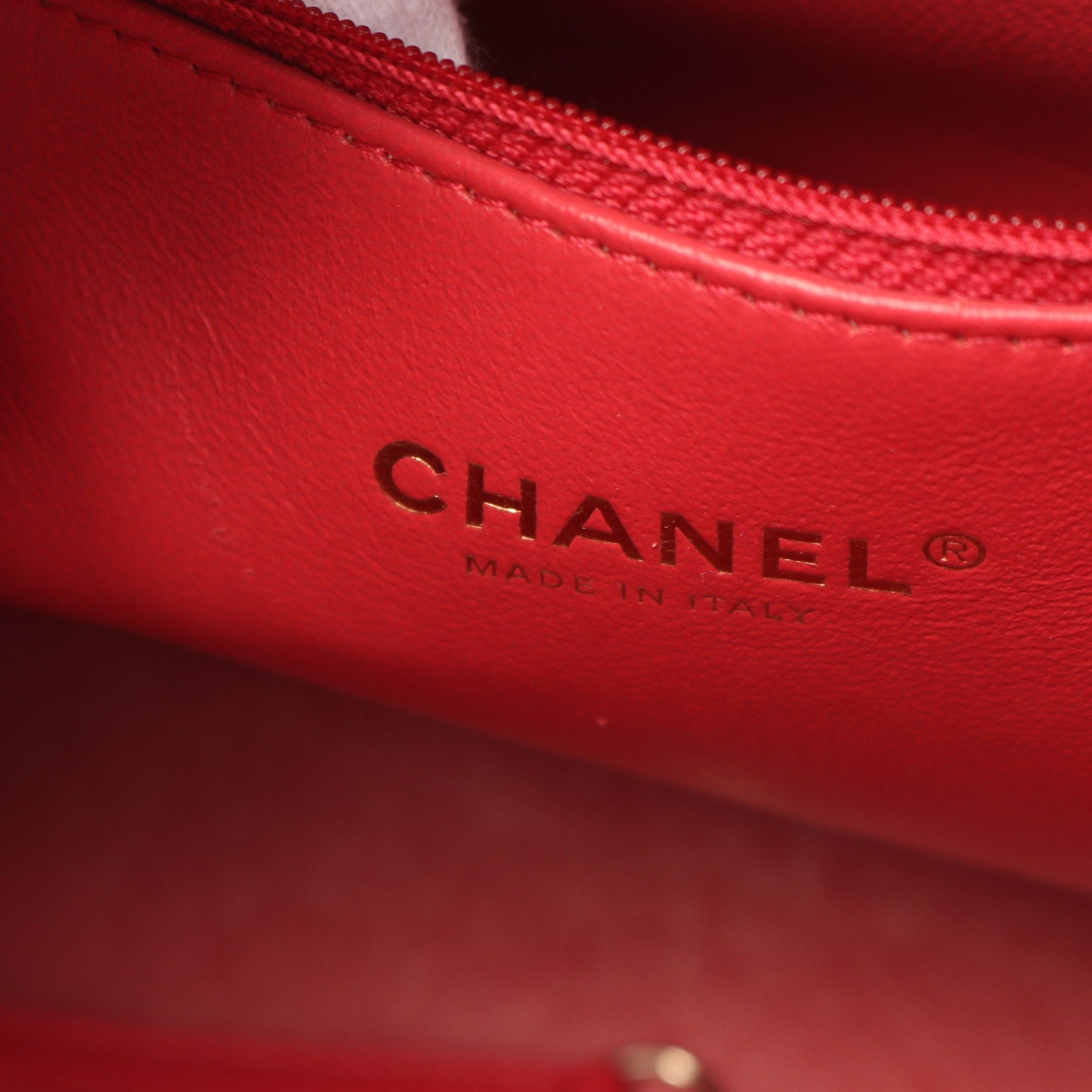 Chanel Chanel Business Affinity Matelasse Chain Shoulder Bag Caviar Skin Pink Red Gold Hardware Size ONE SIZE - 4 Thumbnail