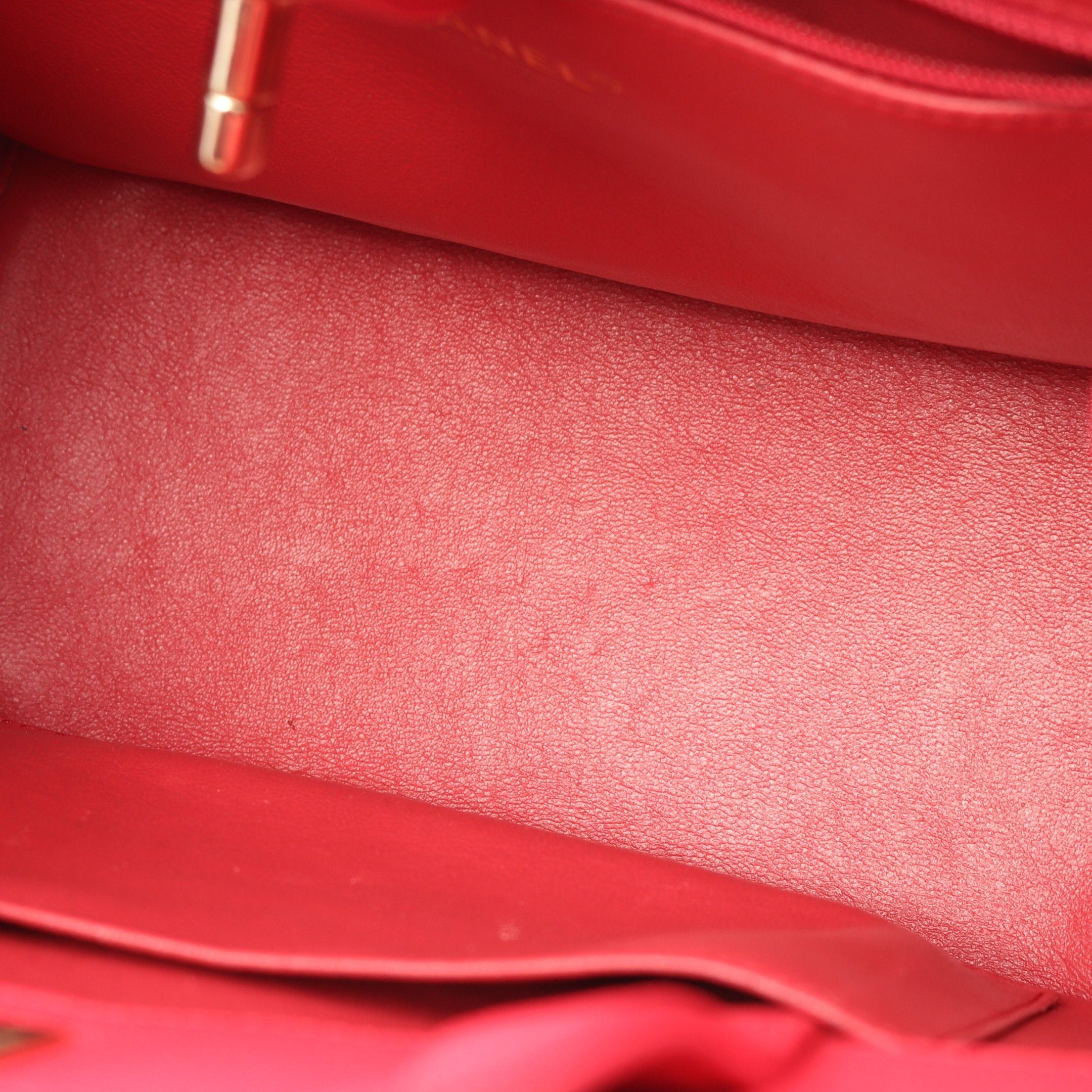 Chanel Chanel Business Affinity Matelasse Chain Shoulder Bag Caviar Skin Pink Red Gold Hardware Size ONE SIZE - 6 Thumbnail