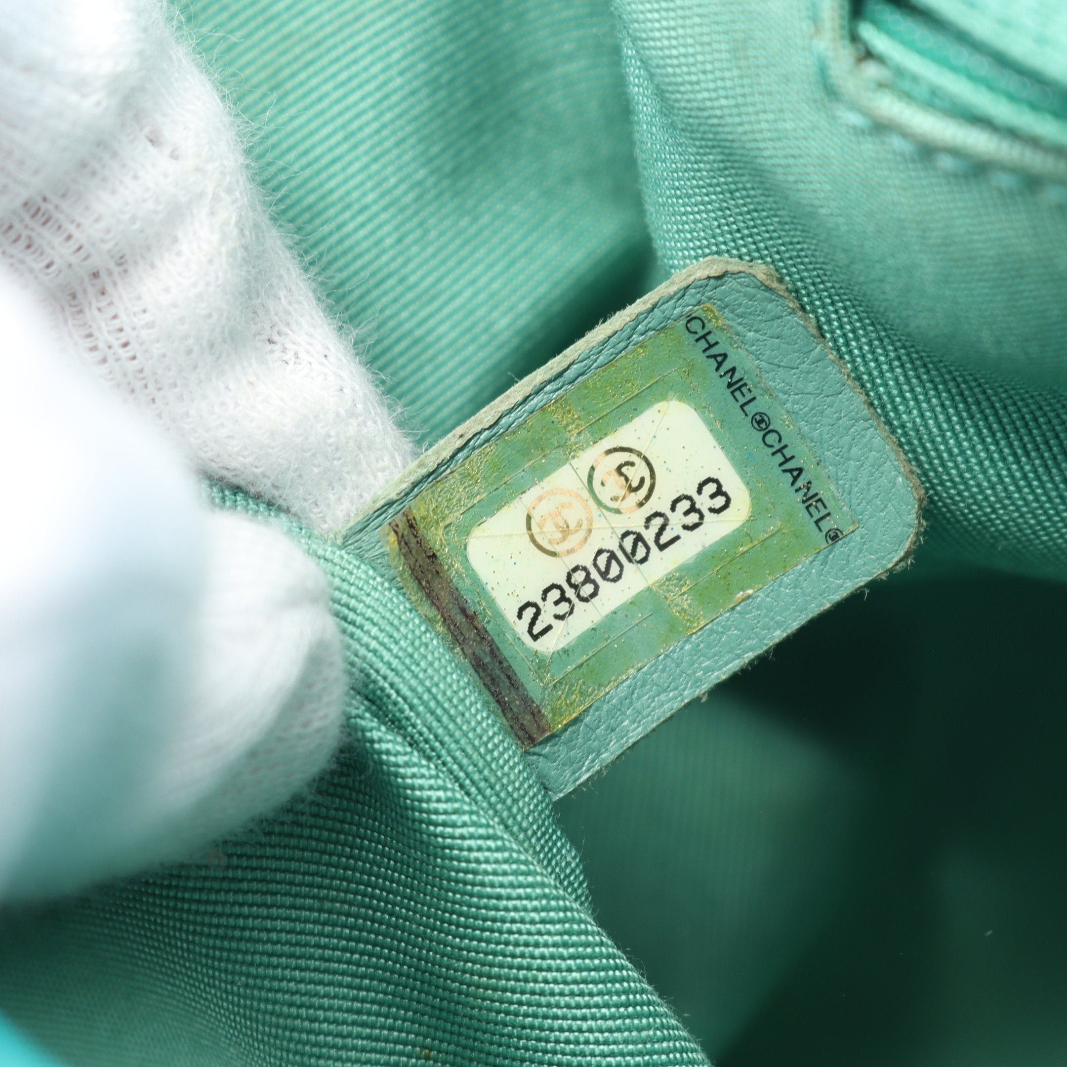 Chanel Chanel Matelasse Top Handle Chain Shoulder Bag Leather Emerald Green Silver Hardware Size ONE SIZE - 5 Thumbnail