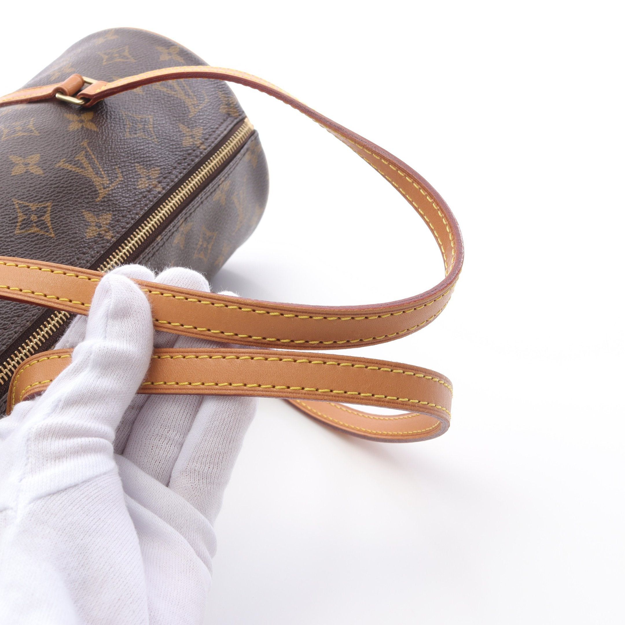 Louis Vuitton Louis Vuitton Papillon 30 Monogram Handbag Leather Brown Size ONE SIZE - 10 Thumbnail