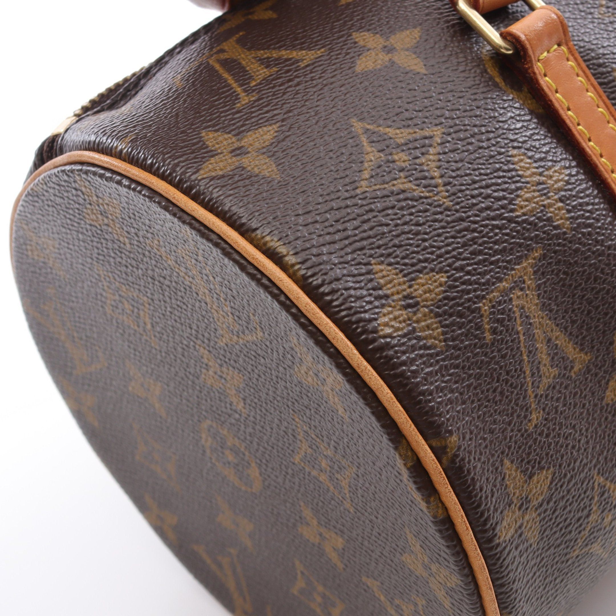 Louis Vuitton Louis Vuitton Papillon 30 Monogram Handbag Leather Brown Size ONE SIZE - 7 Thumbnail