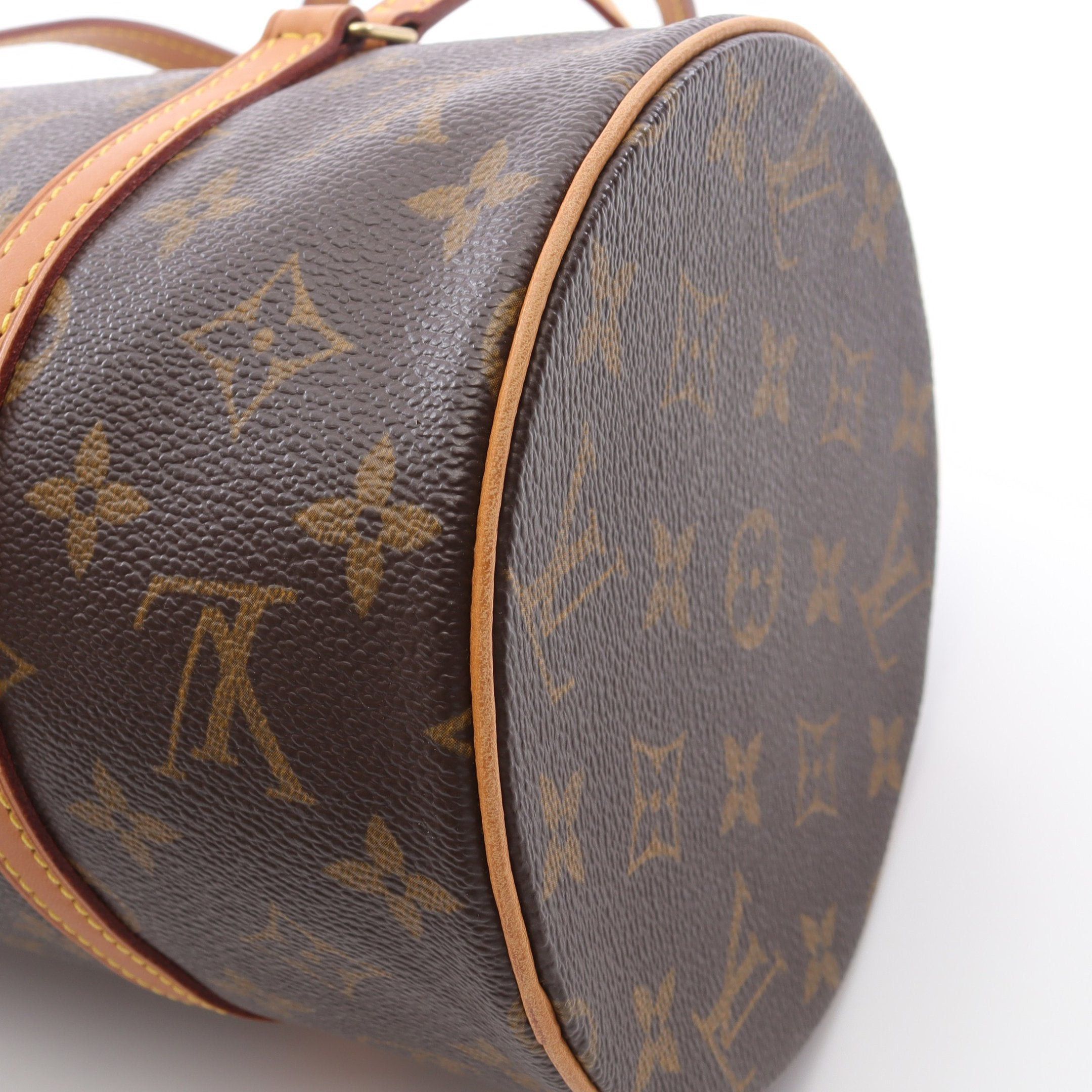 Louis Vuitton Louis Vuitton Papillon 30 Monogram Handbag Leather Brown Size ONE SIZE - 8 Thumbnail